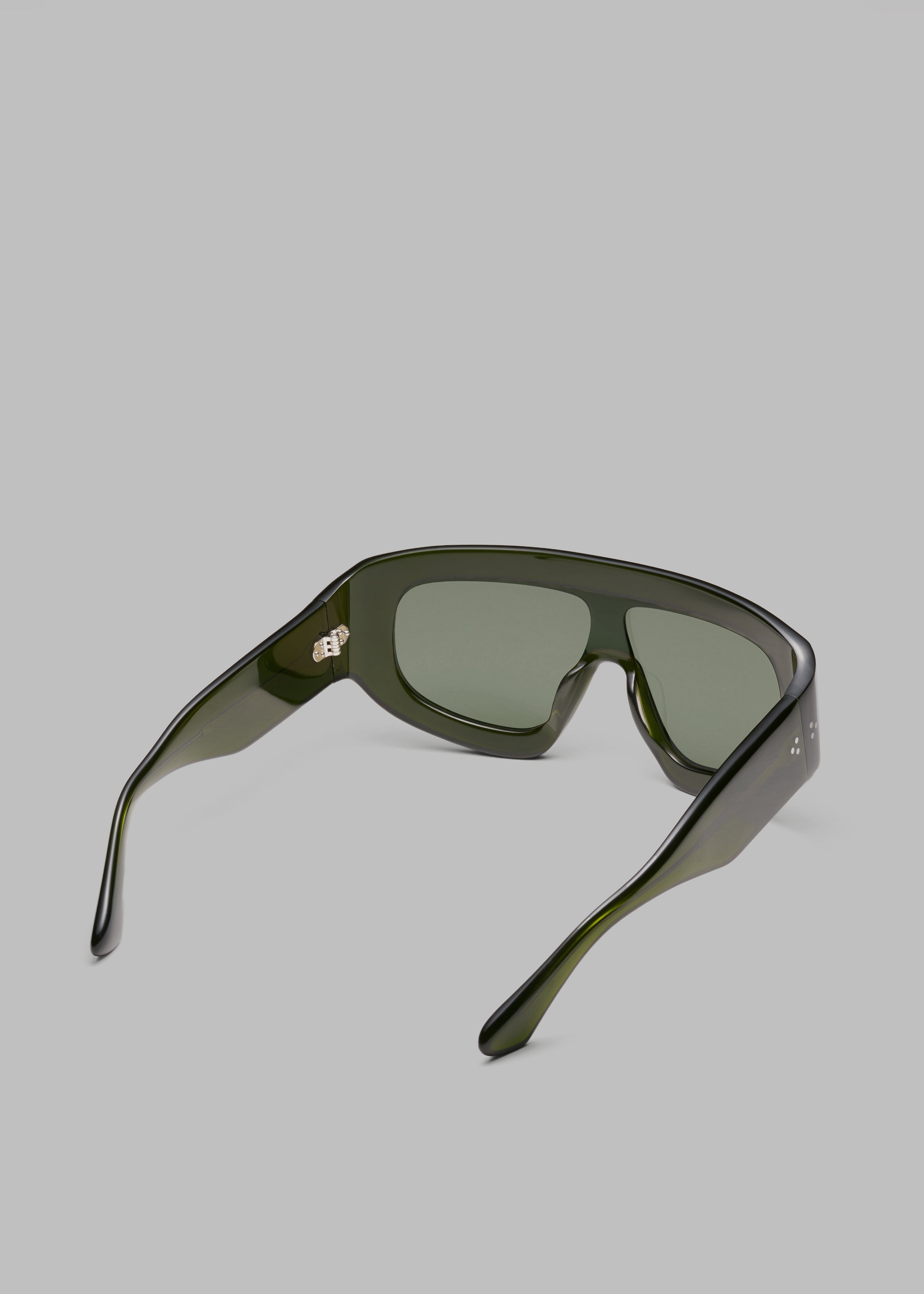 Port Tanger Saraa Sunglasses - Cardamom Acetate/Dark Olive Lens - 4