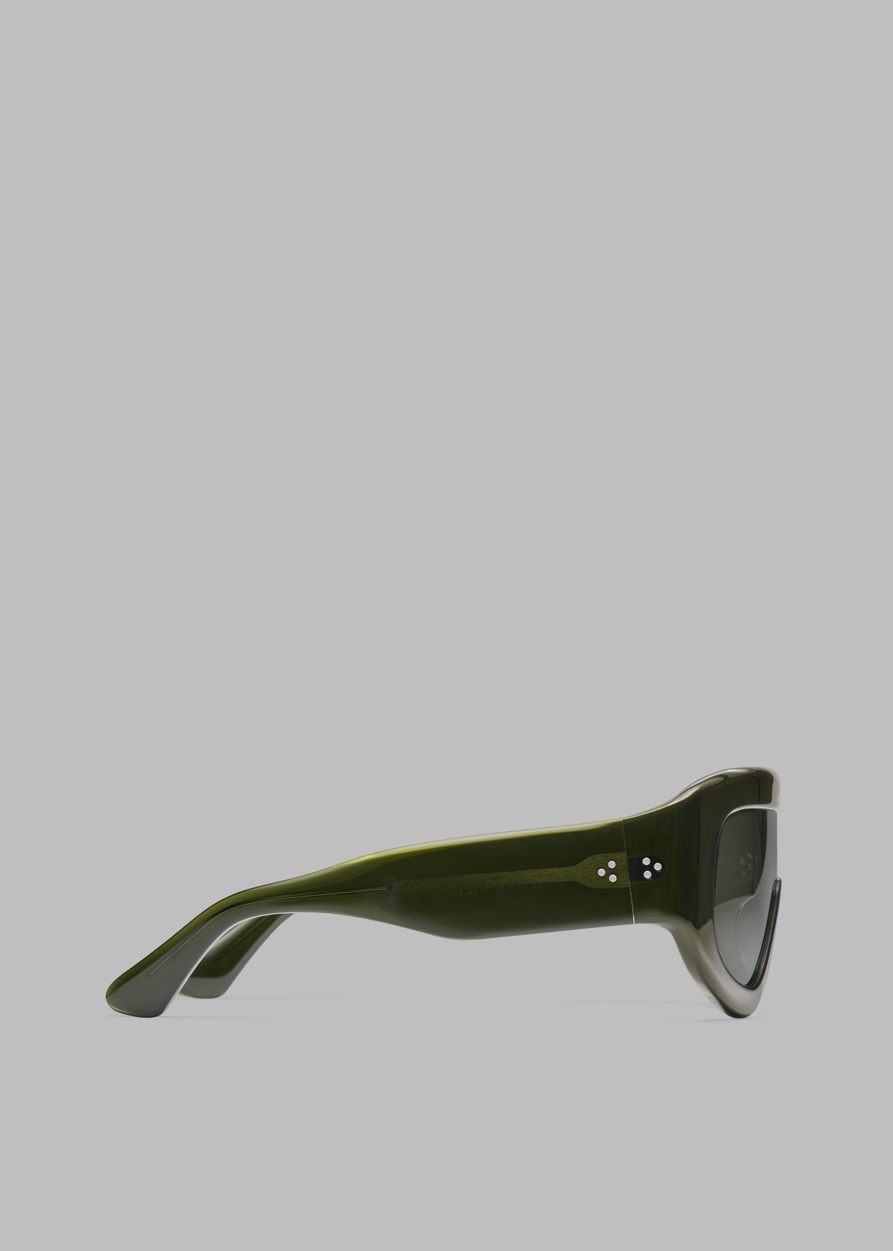 Port Tanger Saraa Sunglasses - Cardamom Acetate/Dark Olive Lens - 3