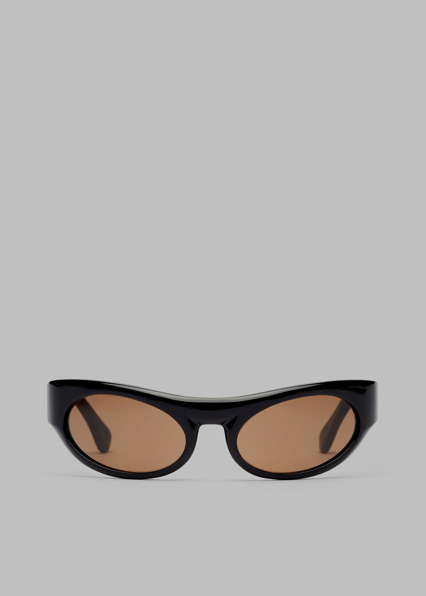 Port Tanger Touba Sunglasses - Black Acetate/Tobacco Lens