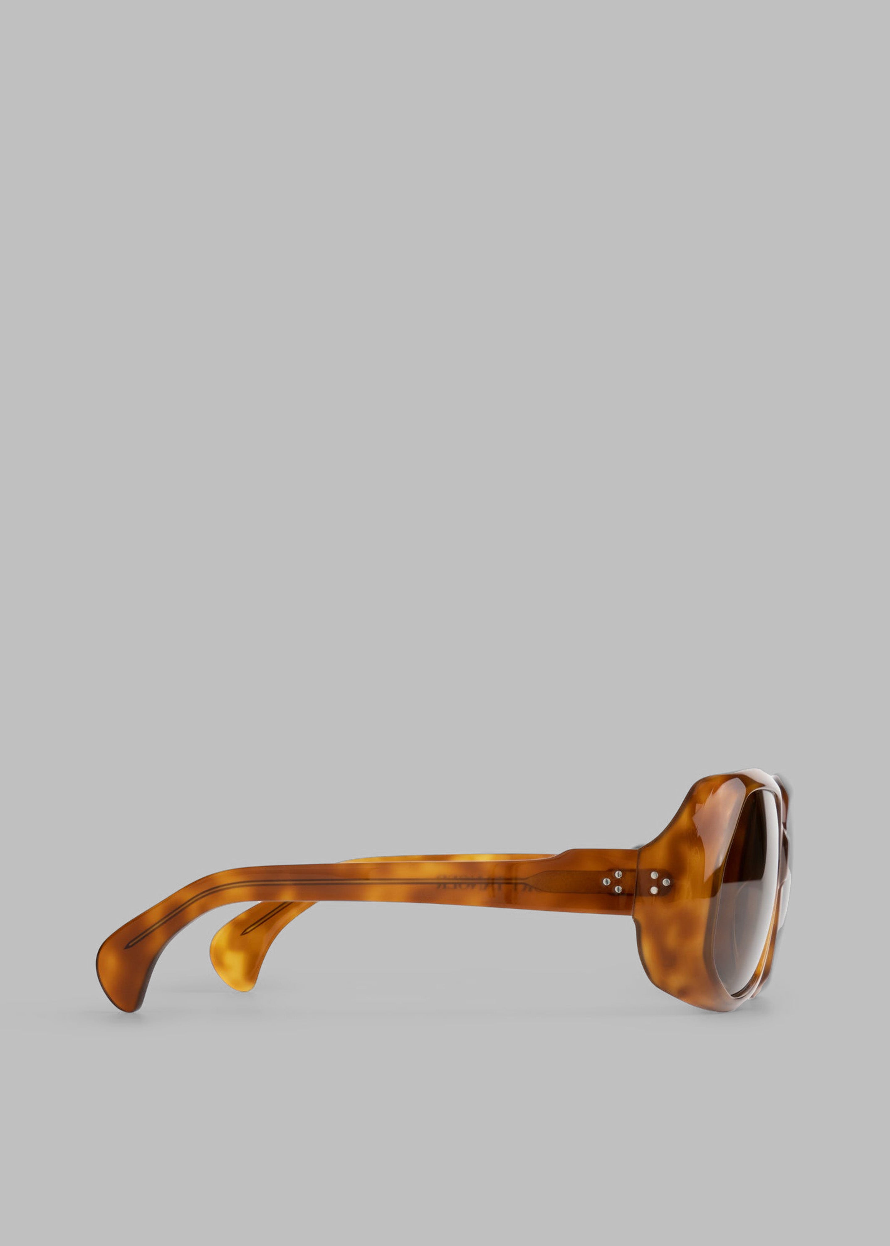 Port Tanger Yamina Sunglasses - Oliban Acetate Tobacco Lens - 5