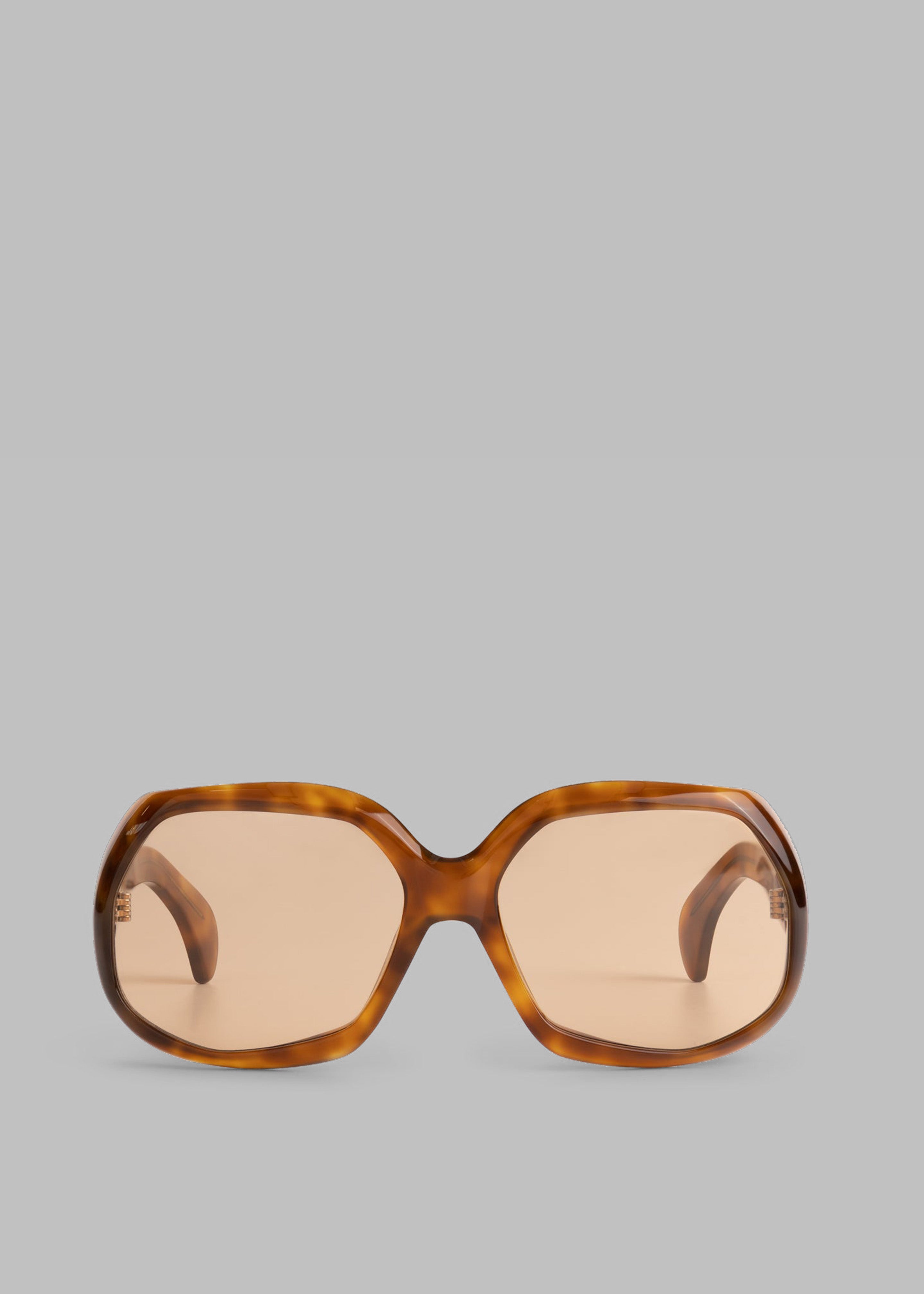 Port Tanger Yamina Sunglasses - Oliban Acetate Amber Lens - 4