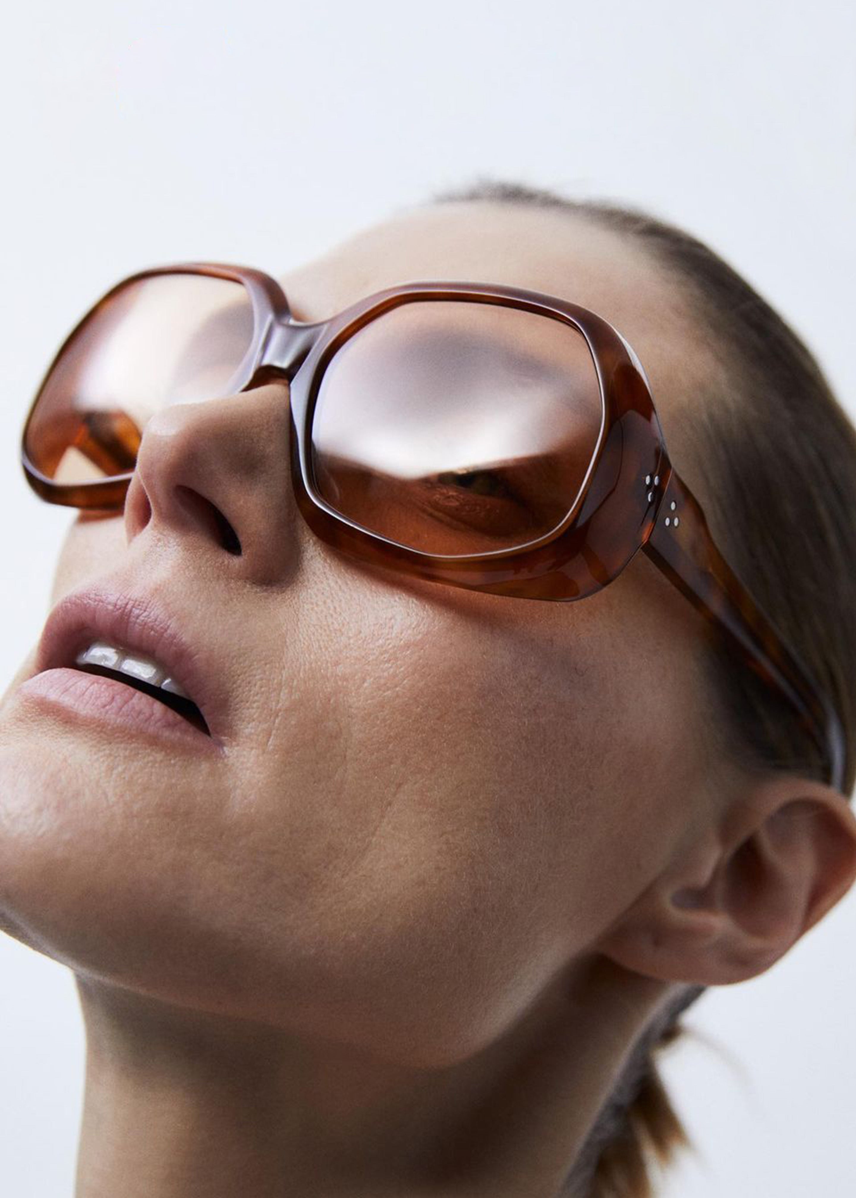 Port Tanger Yamina Sunglasses - Oliban Acetate Amber Lens - 8