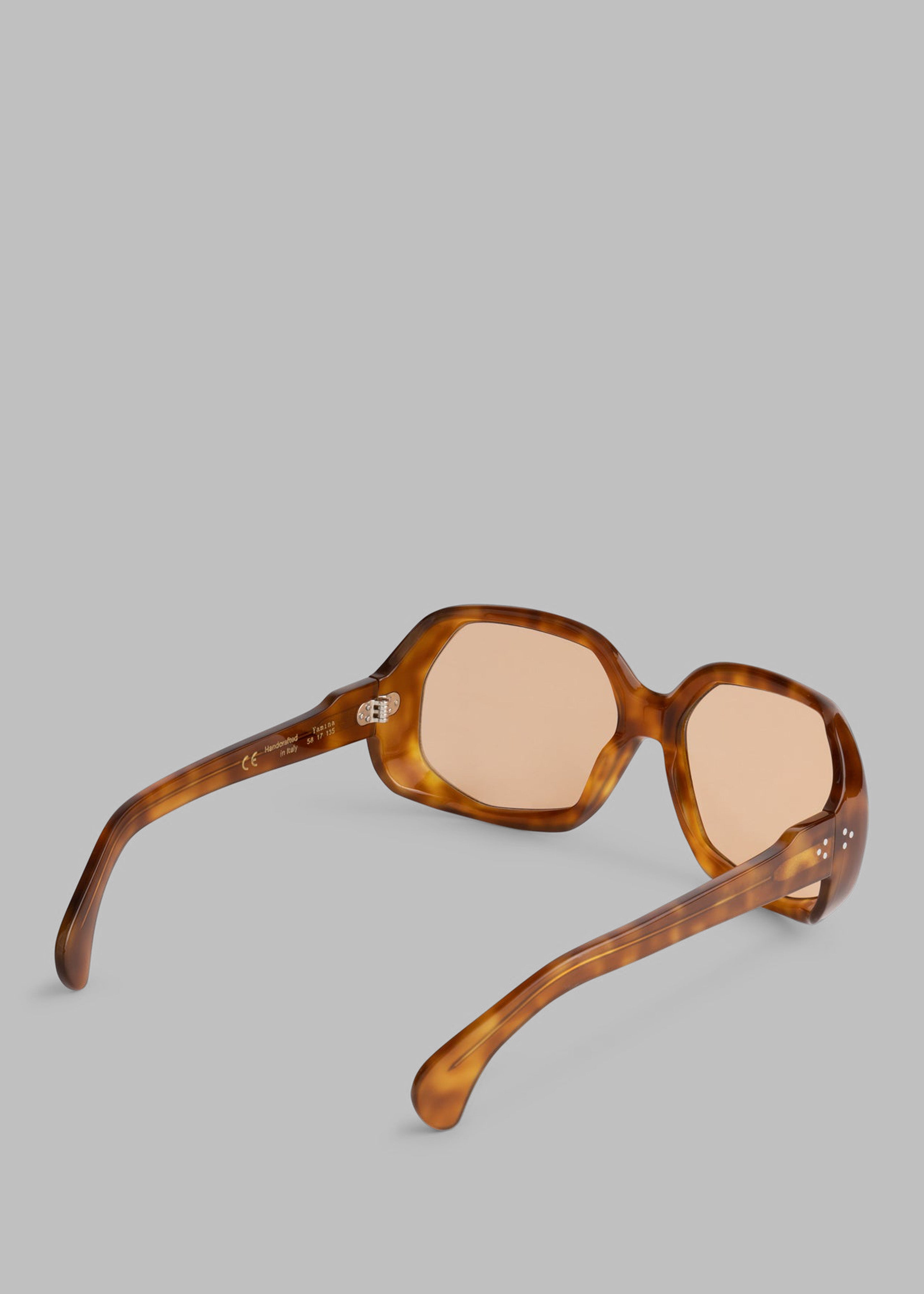 Port Tanger Yamina Sunglasses - Oliban Acetate Amber Lens - 7