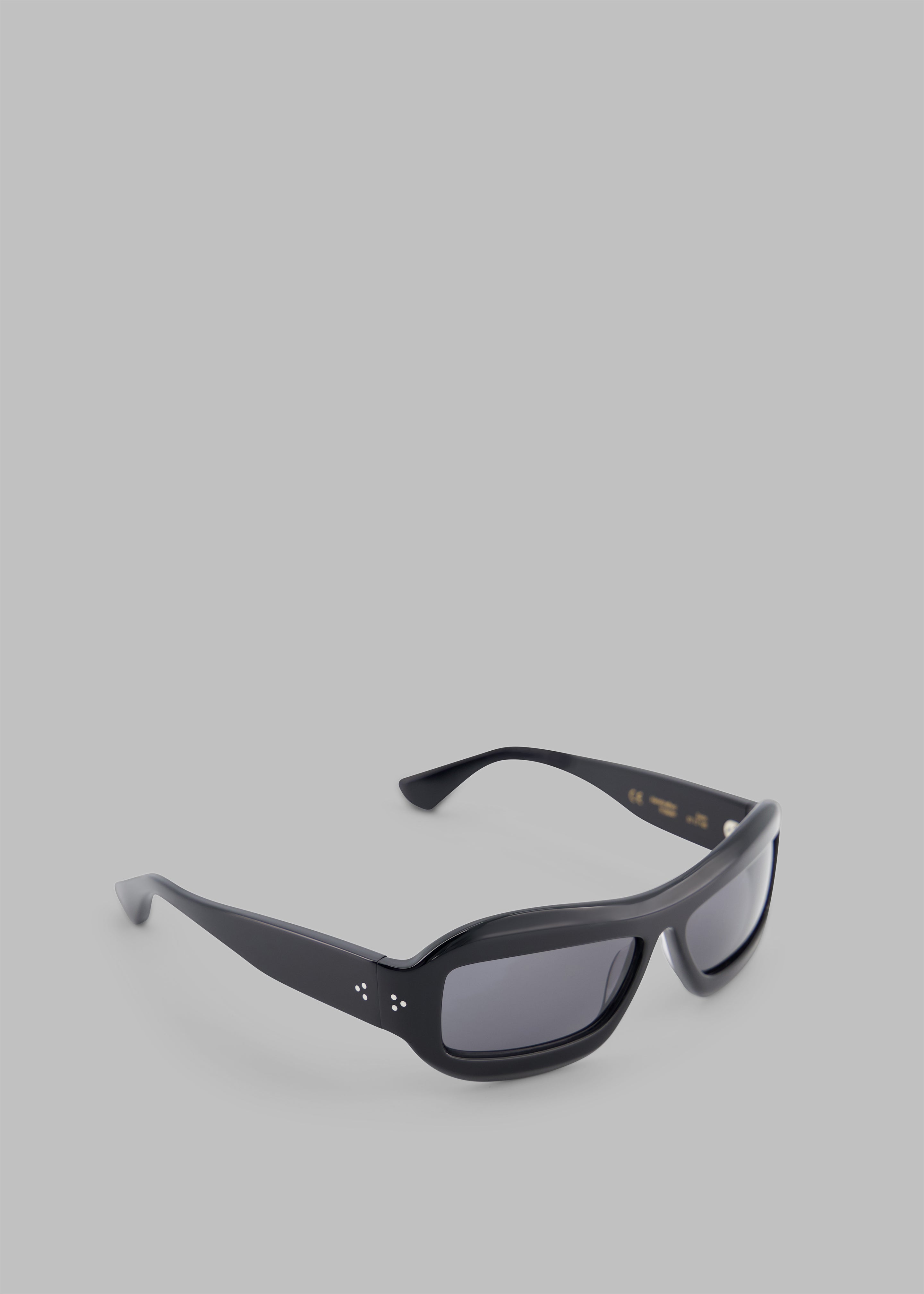 Port Tanger Zarin Sunglasses - Black Acetate/Black Lens - 4