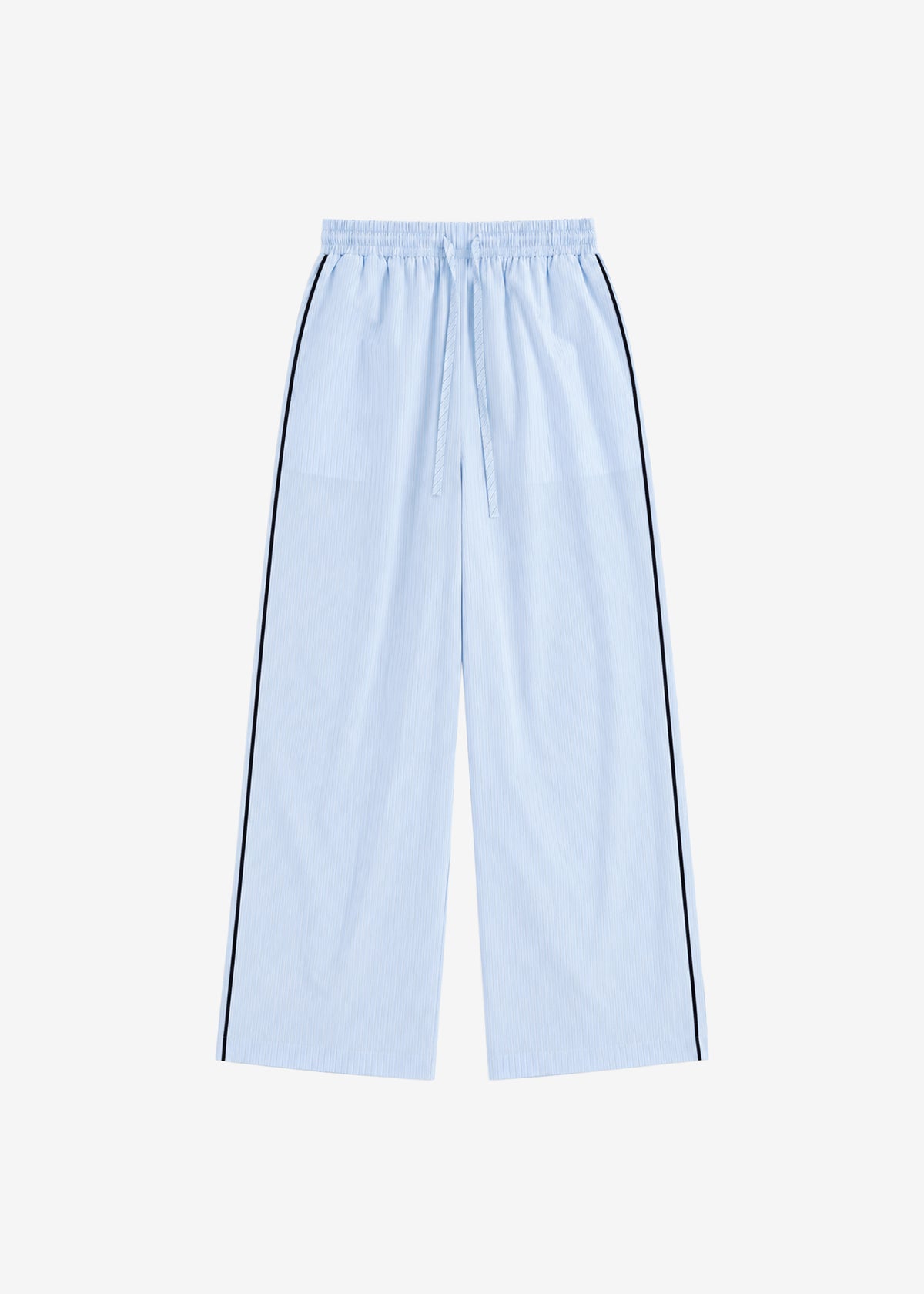 Porto Contrast Piped Pants - Blue/White Stripe - 11