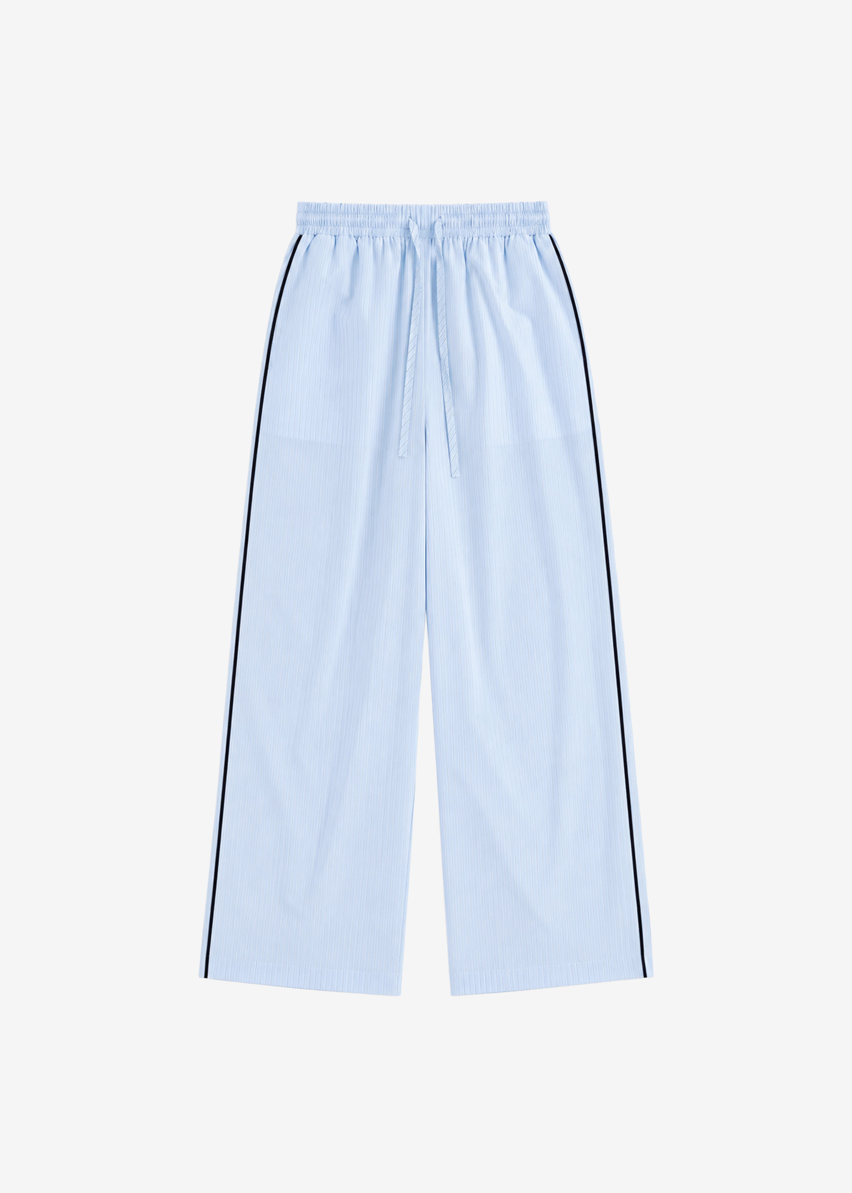 Porto Contrast Piped Pants - Blue/White Stripe - 11
