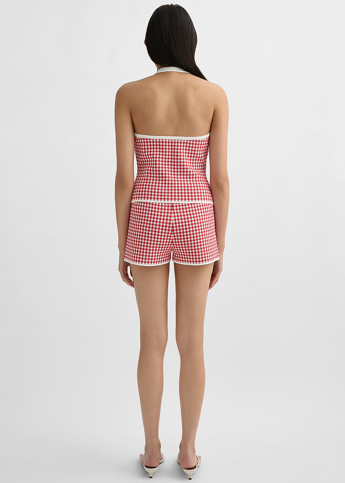 Posse Micah Shorts - Red Gingham - 3