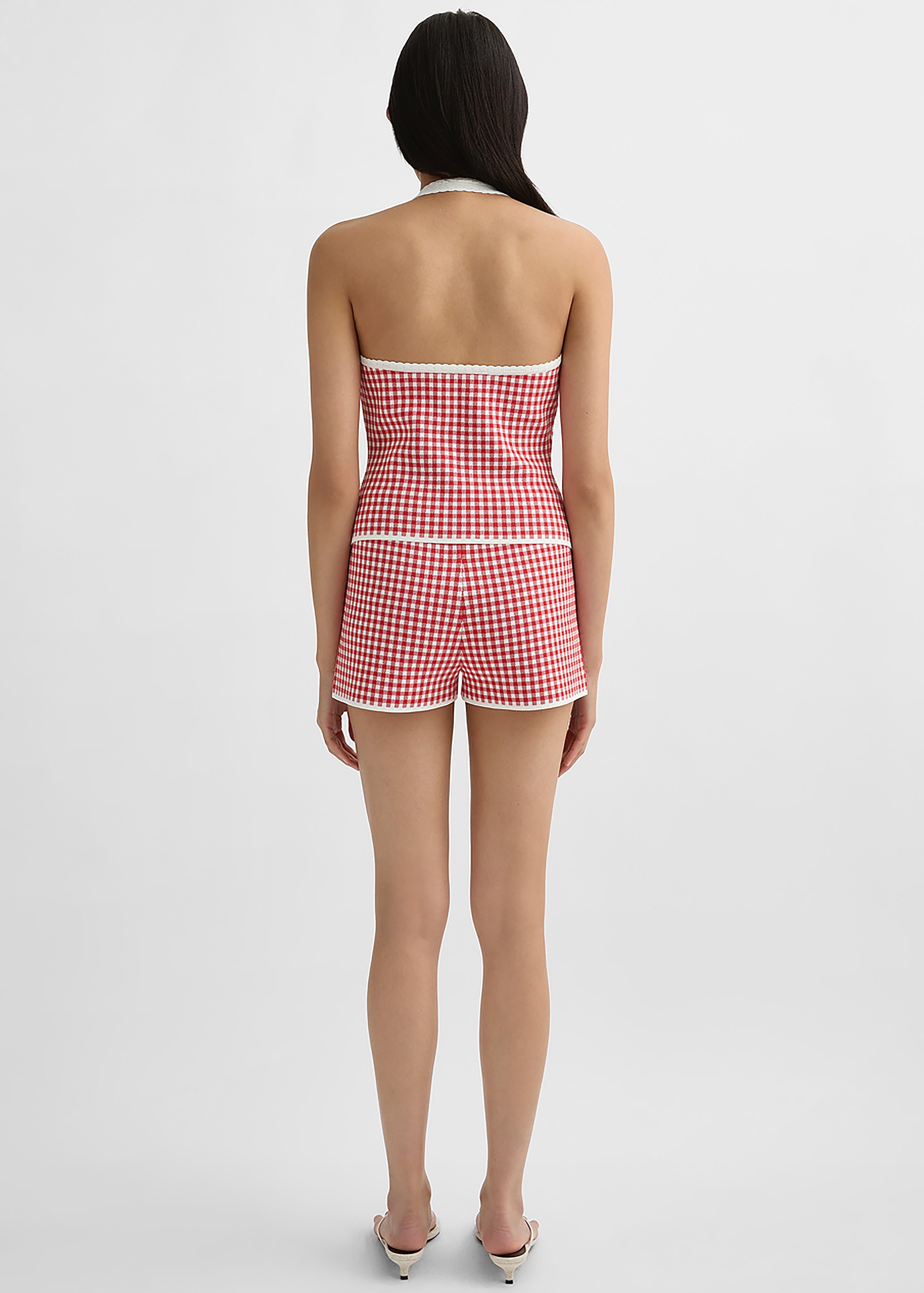 Posse Micah Shorts - Red Gingham - 3