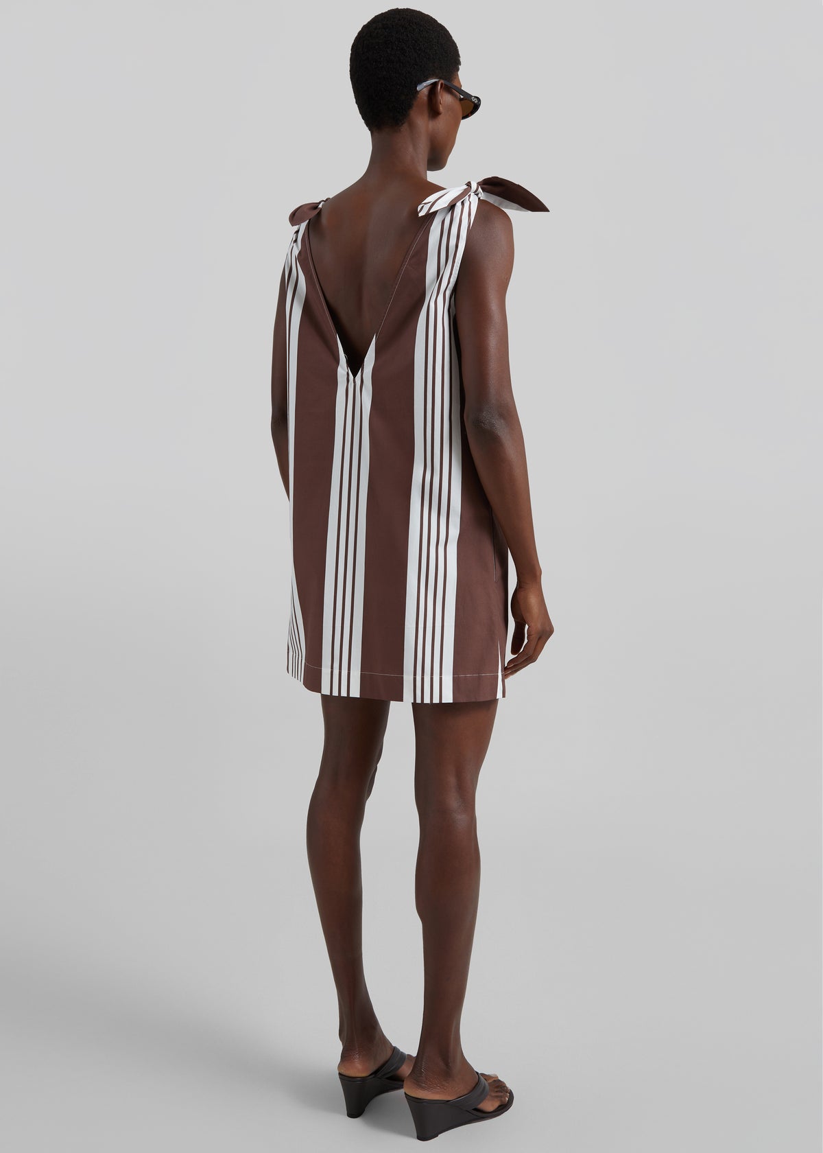 Posse Rosie Mini Dress - Choc Stripe - 5