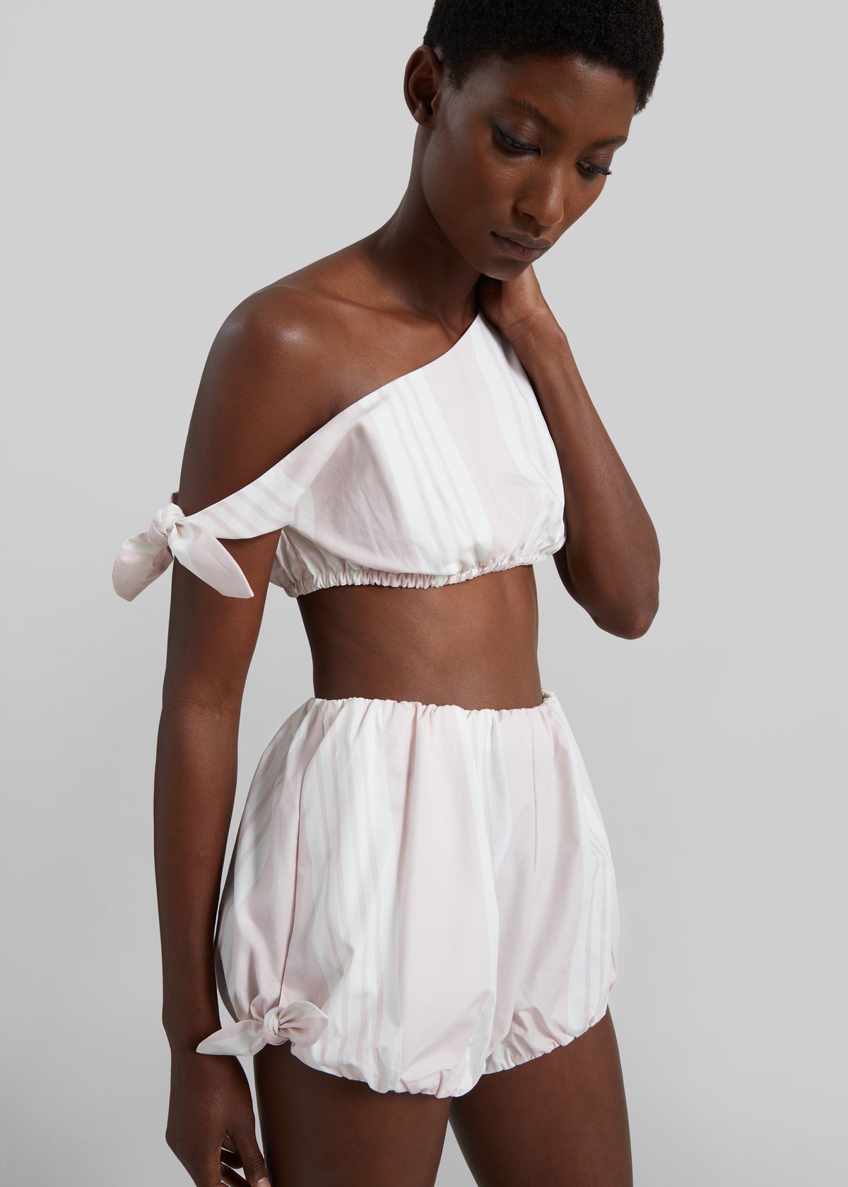 Posse Rosie Tie Top - Pink Stripe - 2