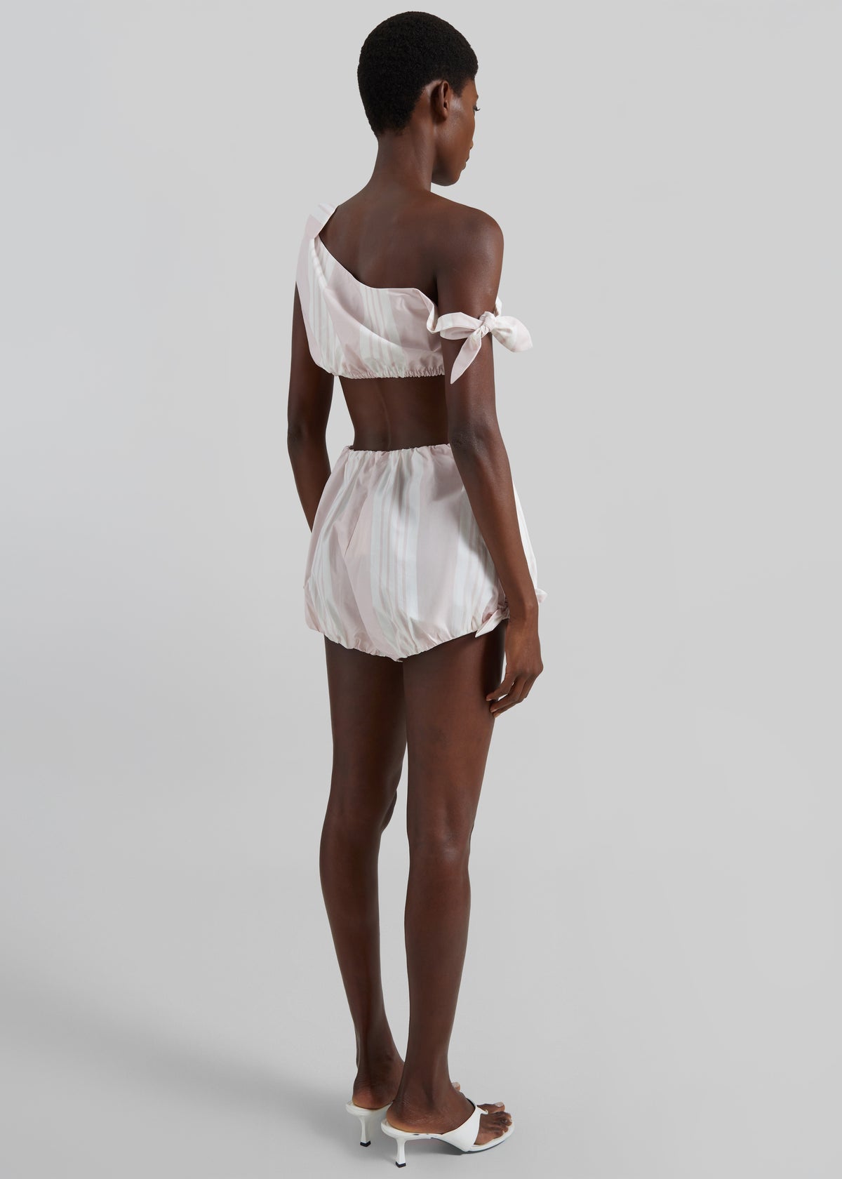 Posse Rosie Tie Top - Pink Stripe - 7