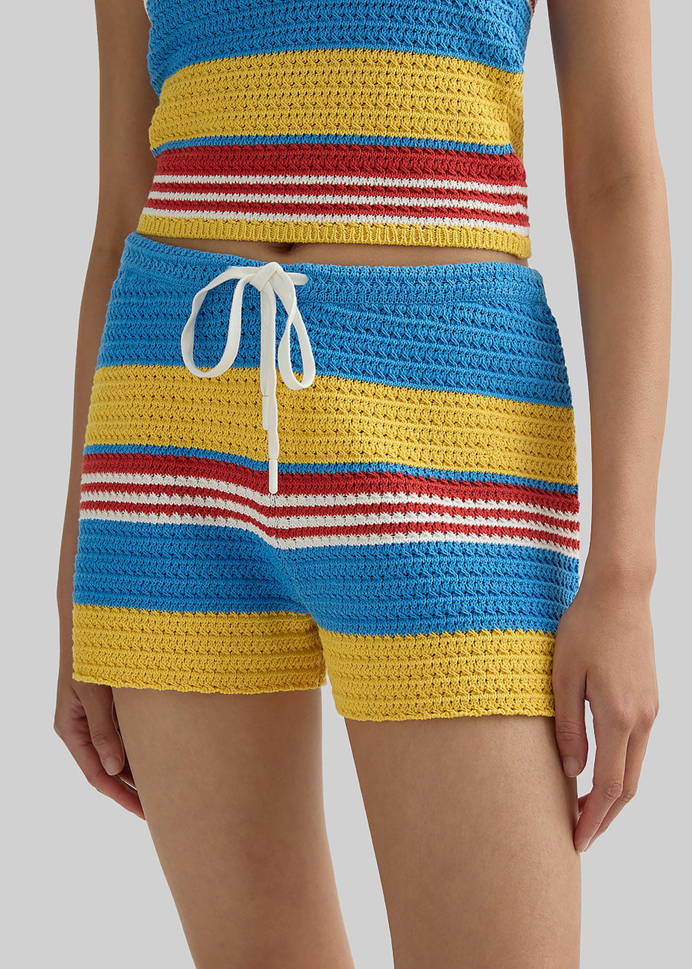 Posse Tammy Shorts - Blue Multistripe - 1