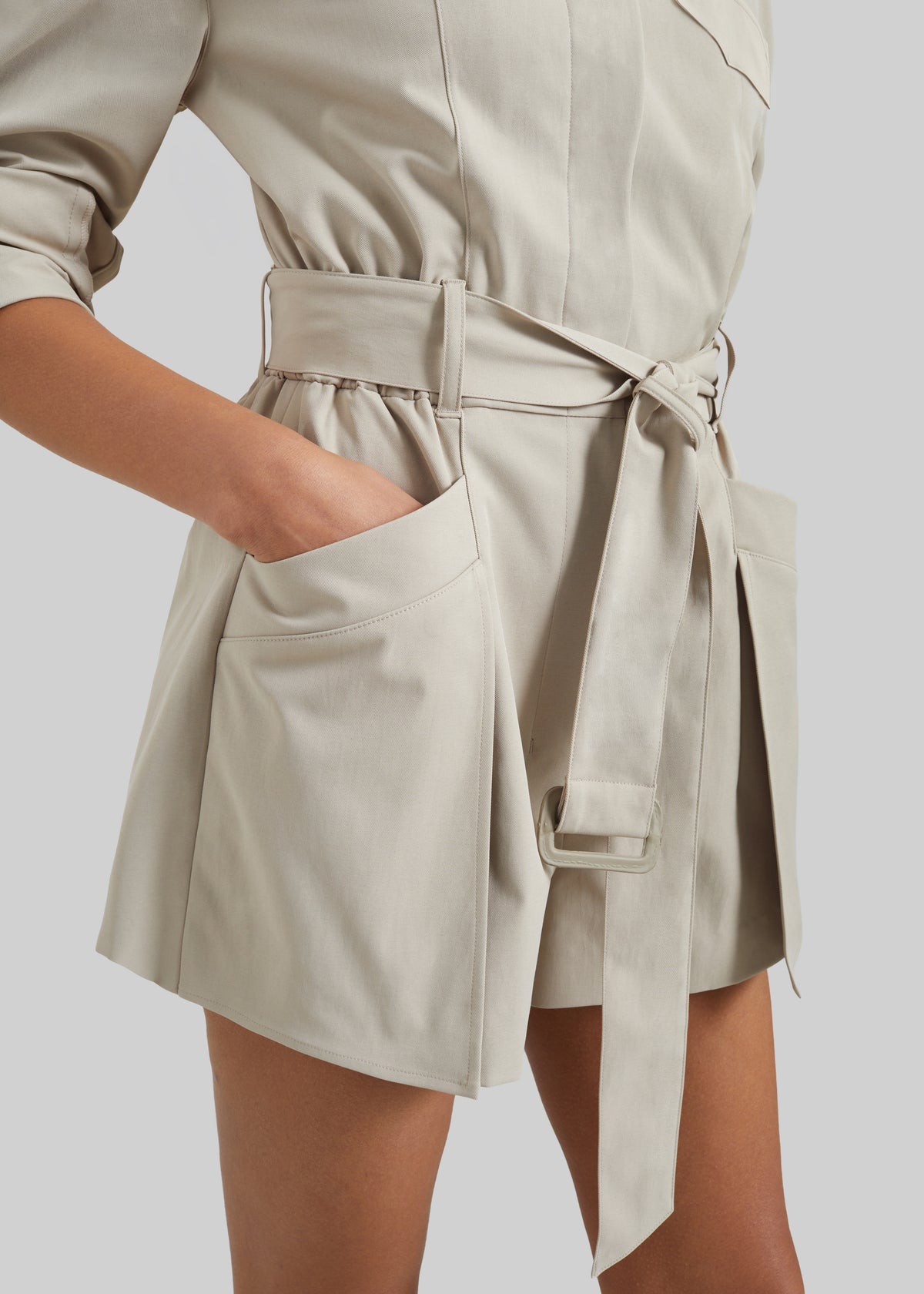 Praia Cargo Romper - Beige - 2