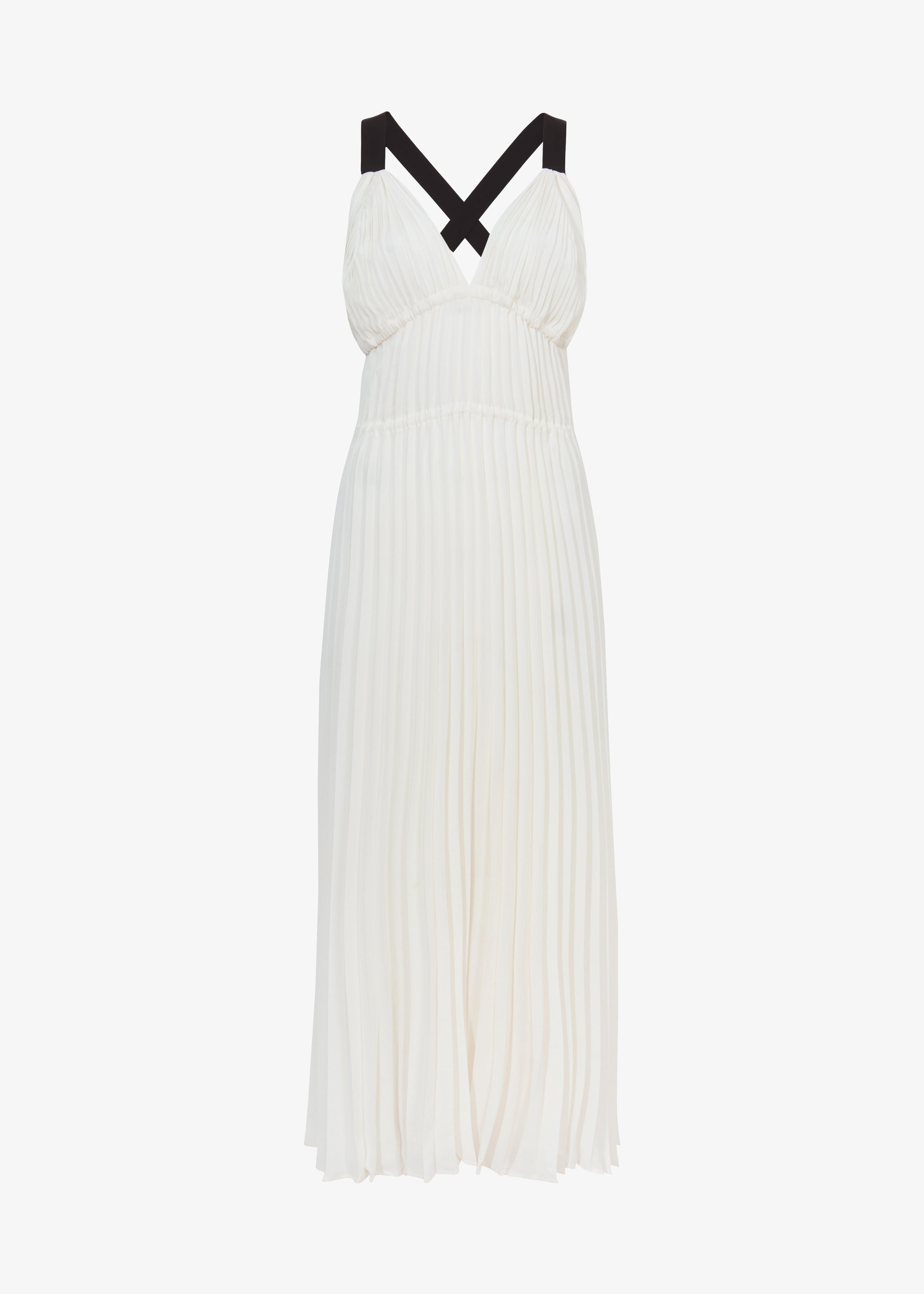 Proenza Schouler White Label Broomstick Pleated Tank Dress - Off White - 6