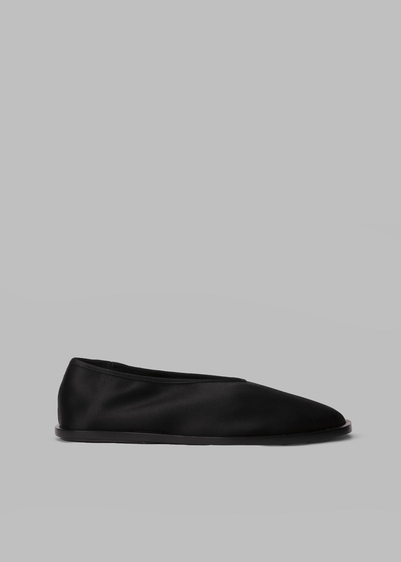 Proenza Schouler Soft Square Slippers - Black - 1