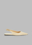 Proenza Schouler Spike Slingback Flats - Parchment