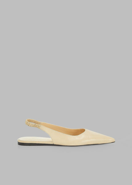 Proenza Schouler Spike Slingback Flats Parchment