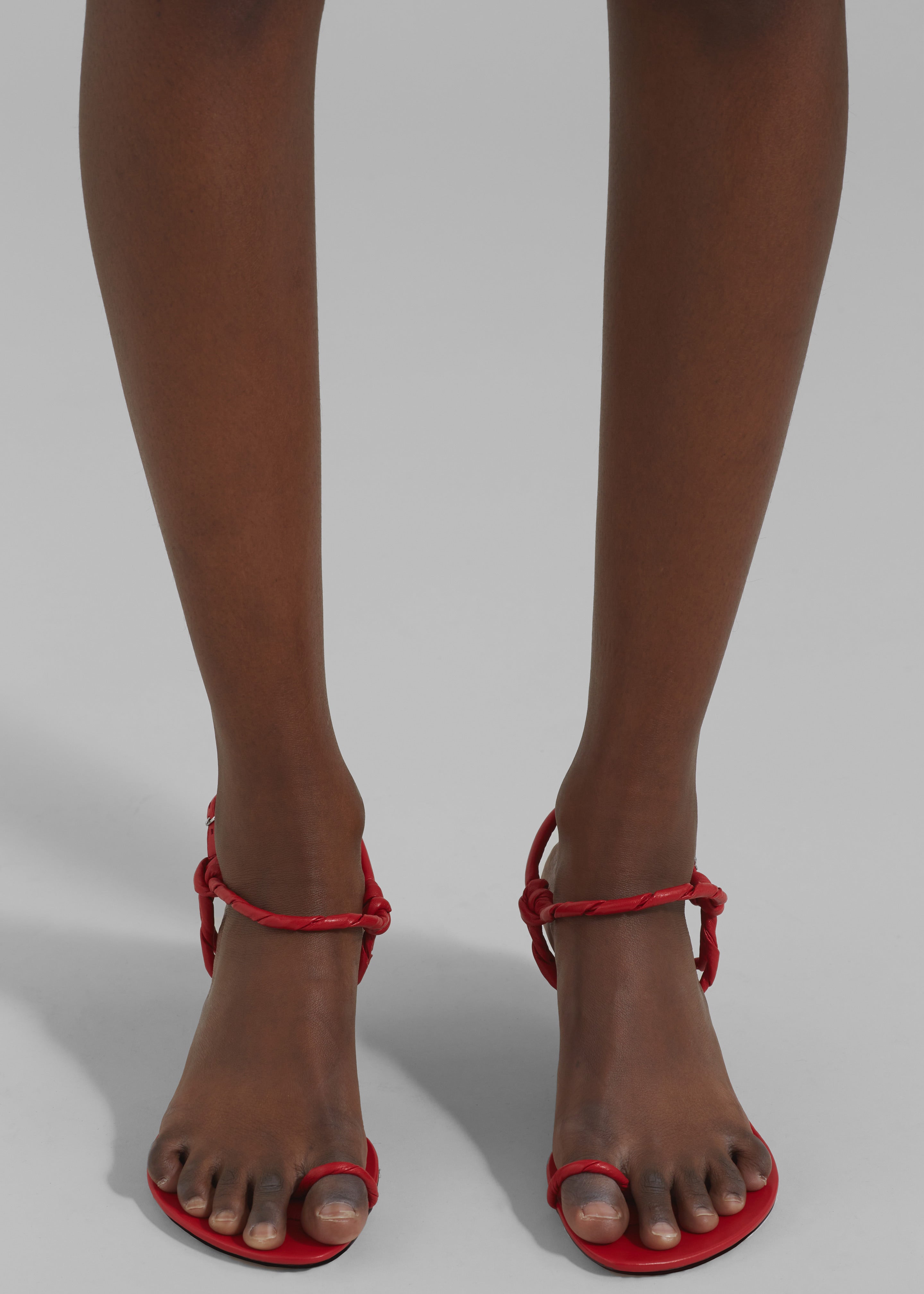 Proenza Schouler Tee Toe Ring Sandals - Red - 7