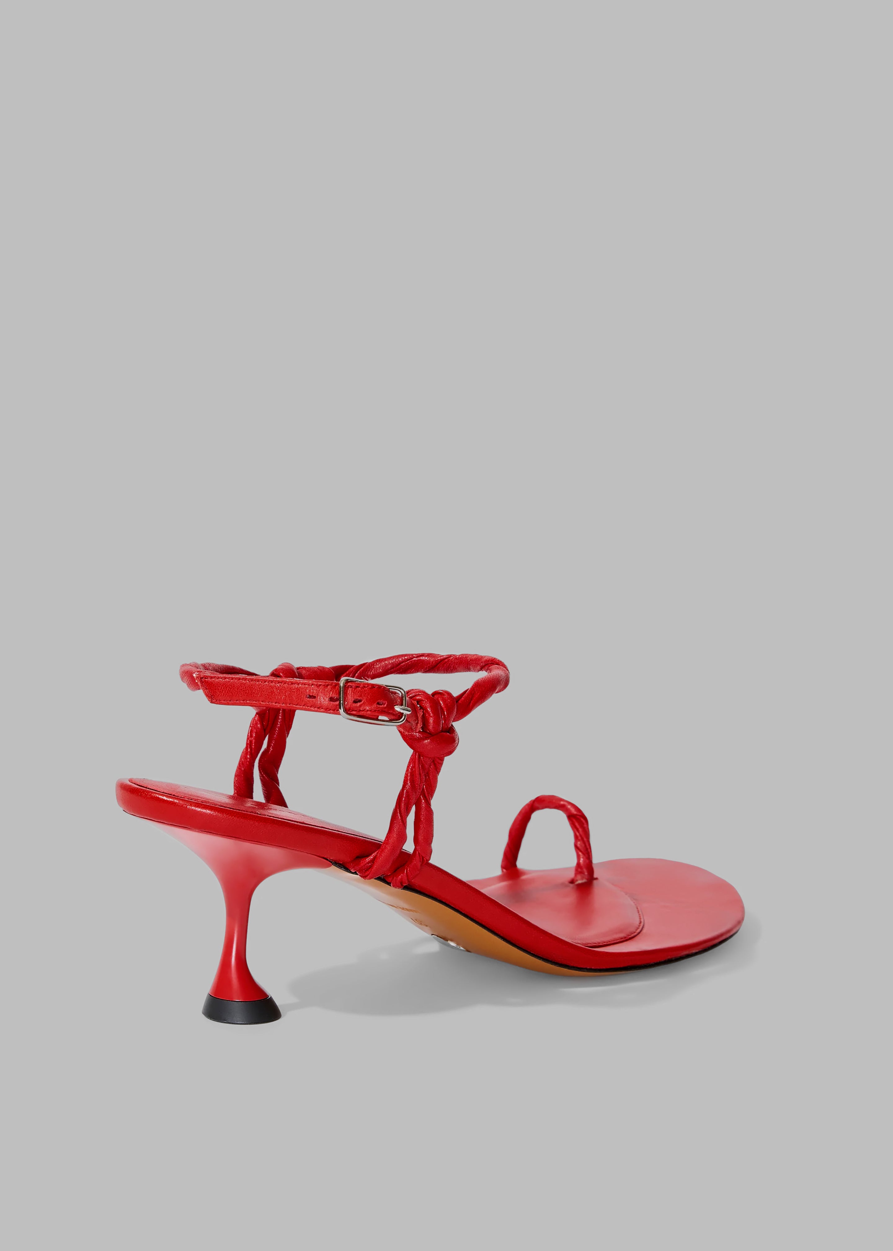 Proenza Schouler Tee Toe Ring Sandals - Red - 9