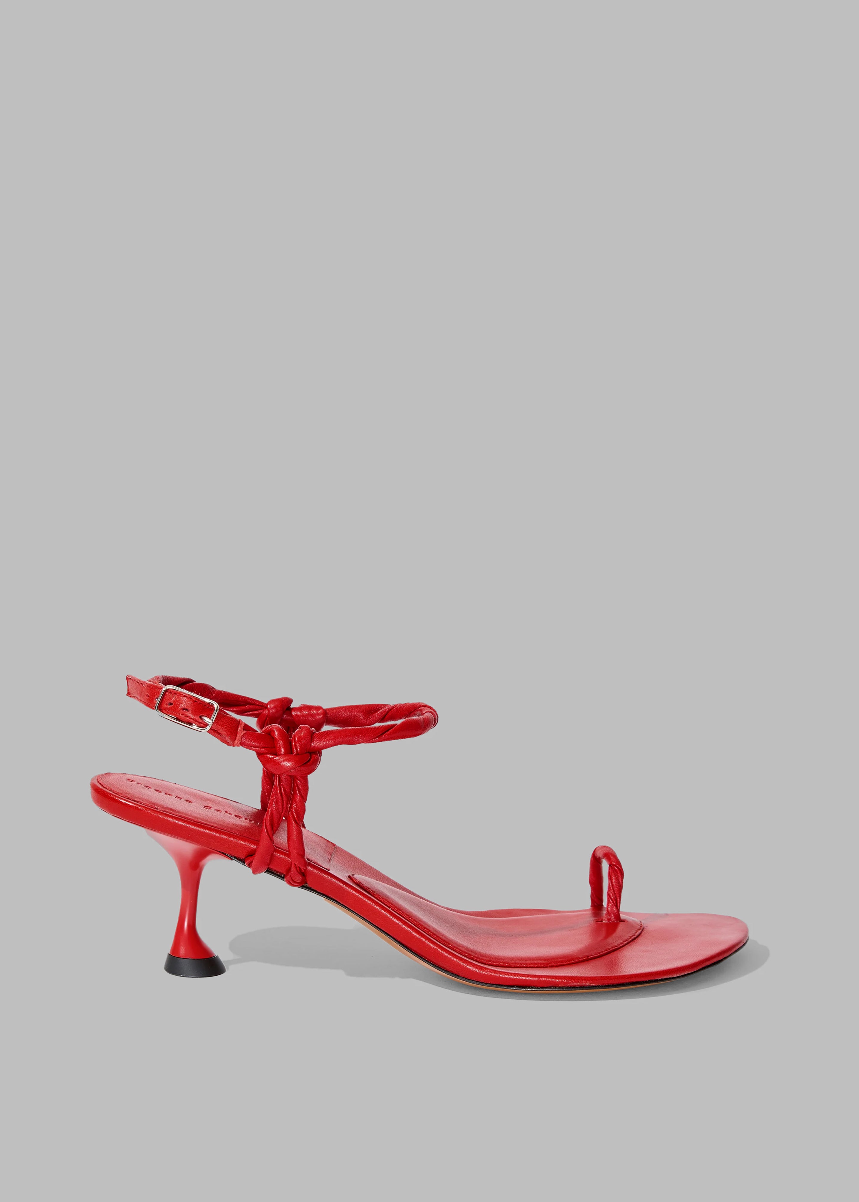 Proenza Schouler Tee Toe Ring Sandals - Red - 1
