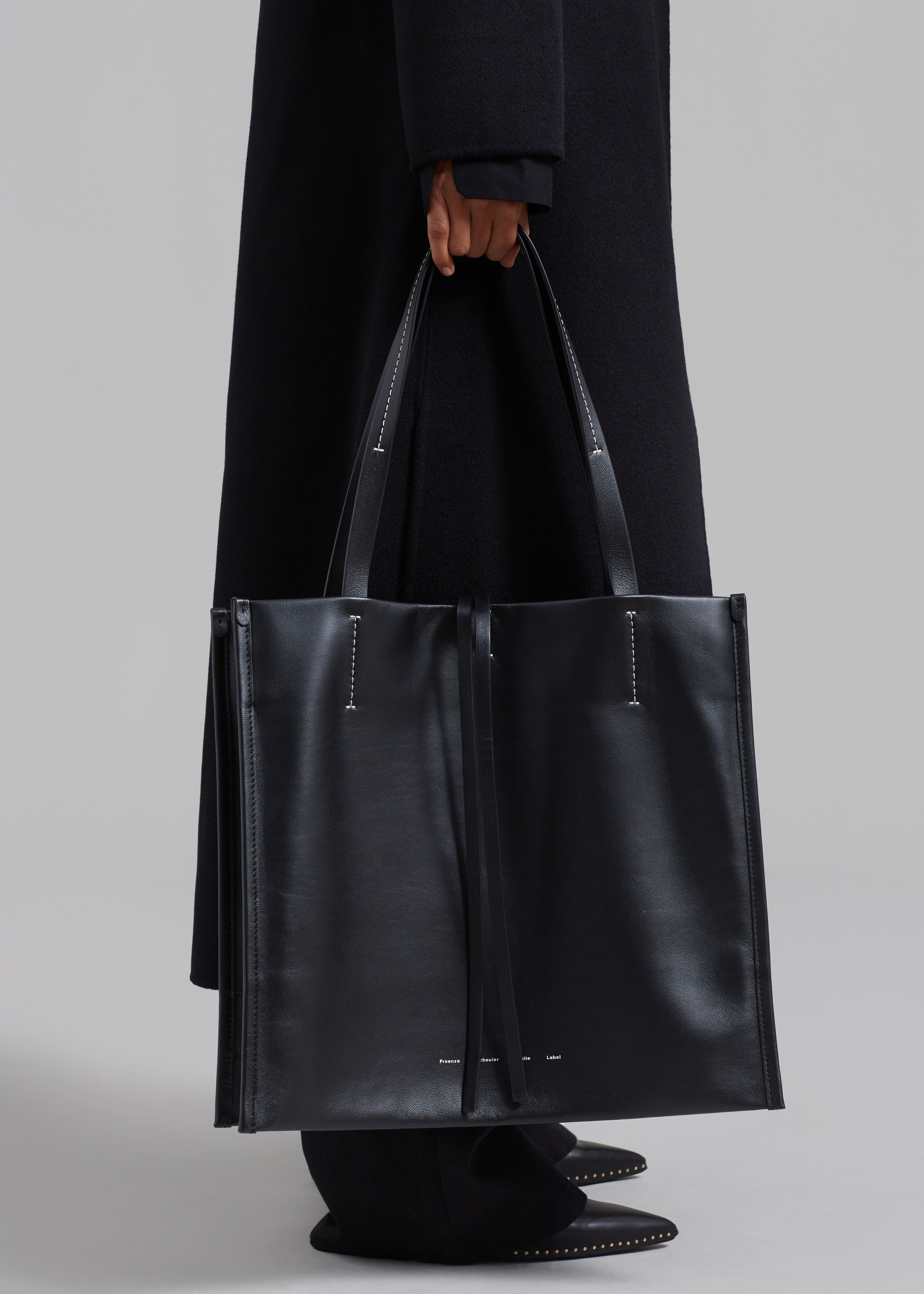 Proenza Schouler White Label Twin Nappa Tote - Black – The Frankie 