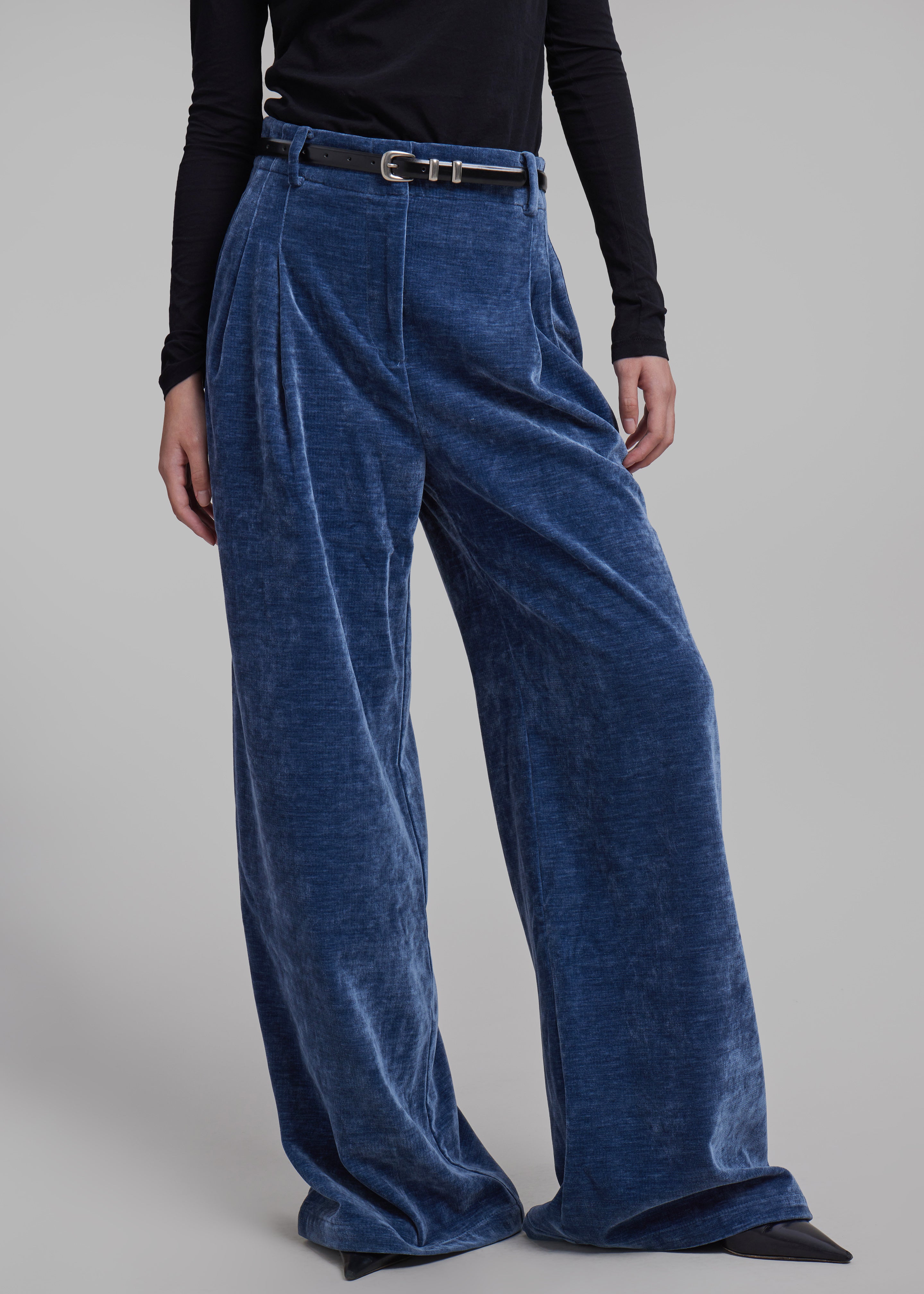 Proenza Schouler White Label Aria Pants - Steel Blue - 2