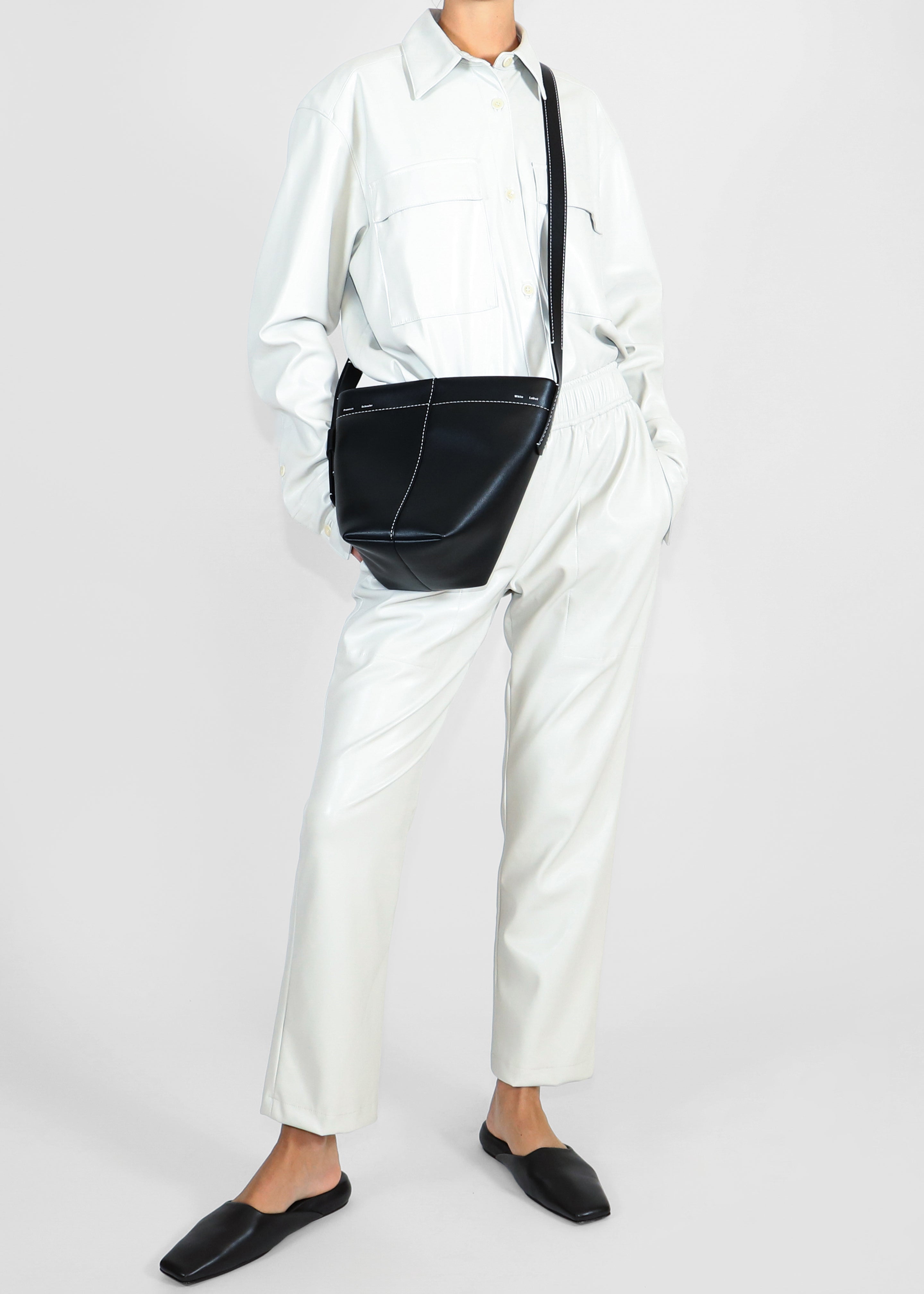 Proenza Schouler White Label Barrow Bucket Bag Black The