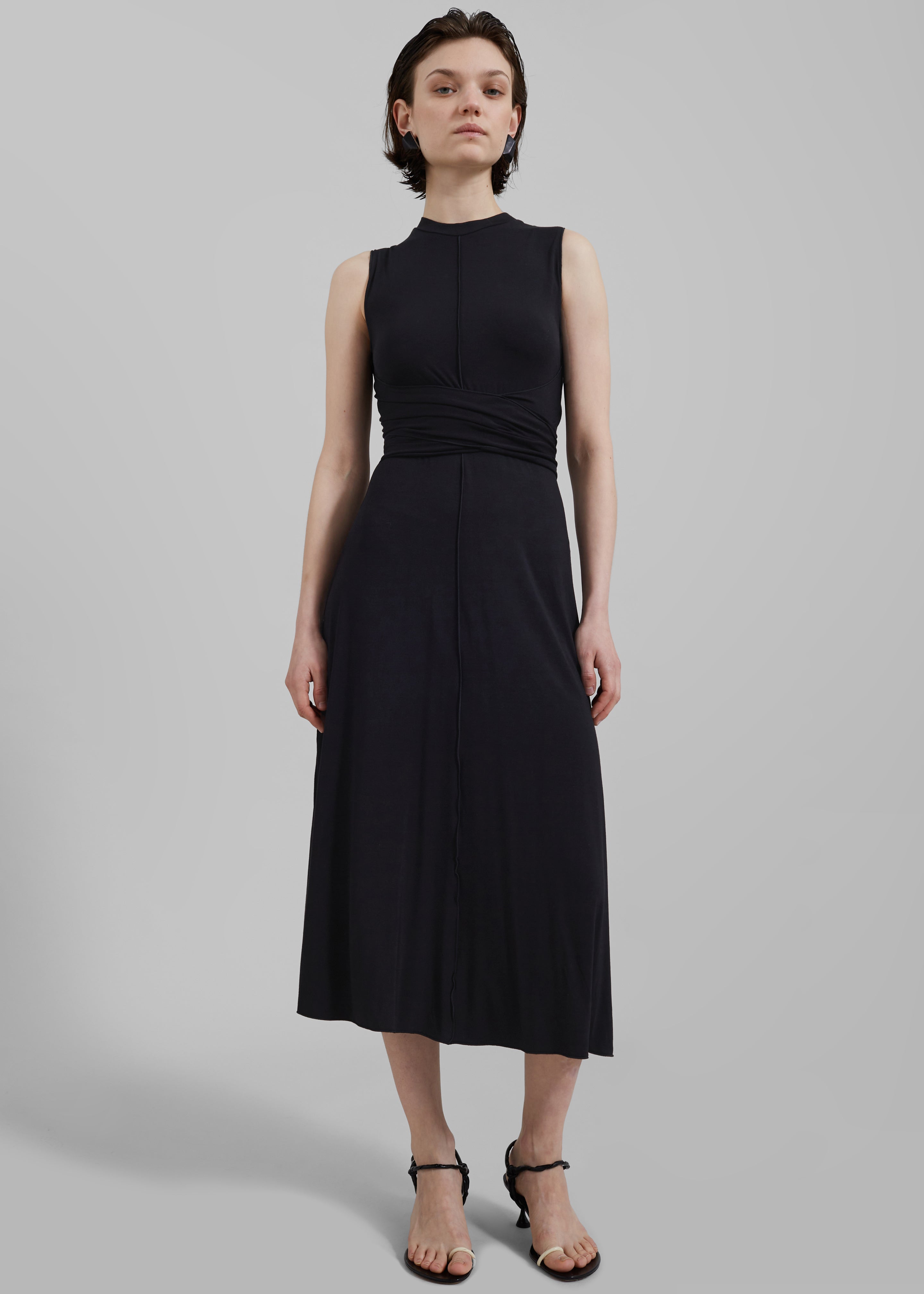 Proenza Schouler White Label Beatrice Dress - Black - 6