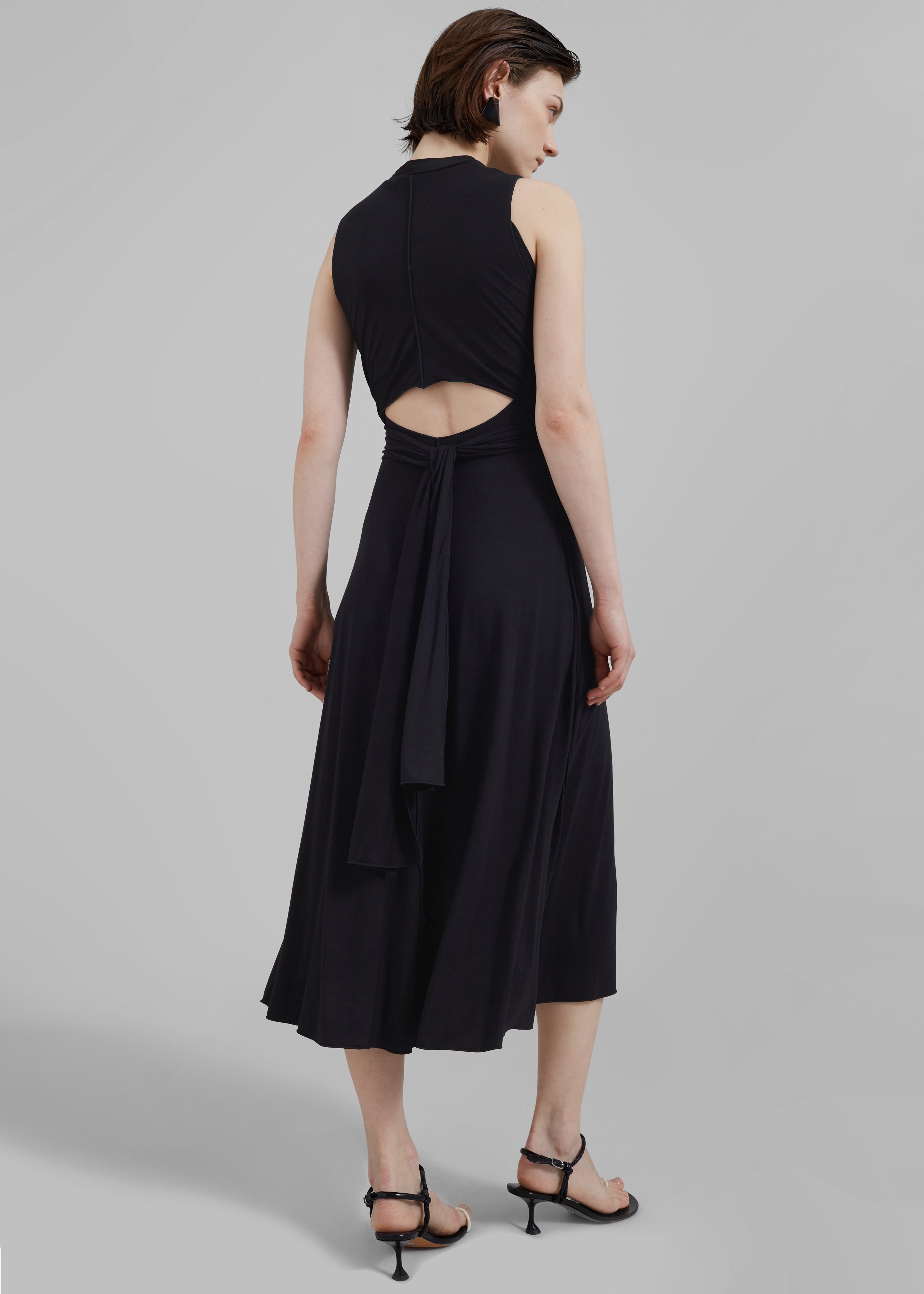 Proenza Schouler White Label Beatrice Dress - Black - 1