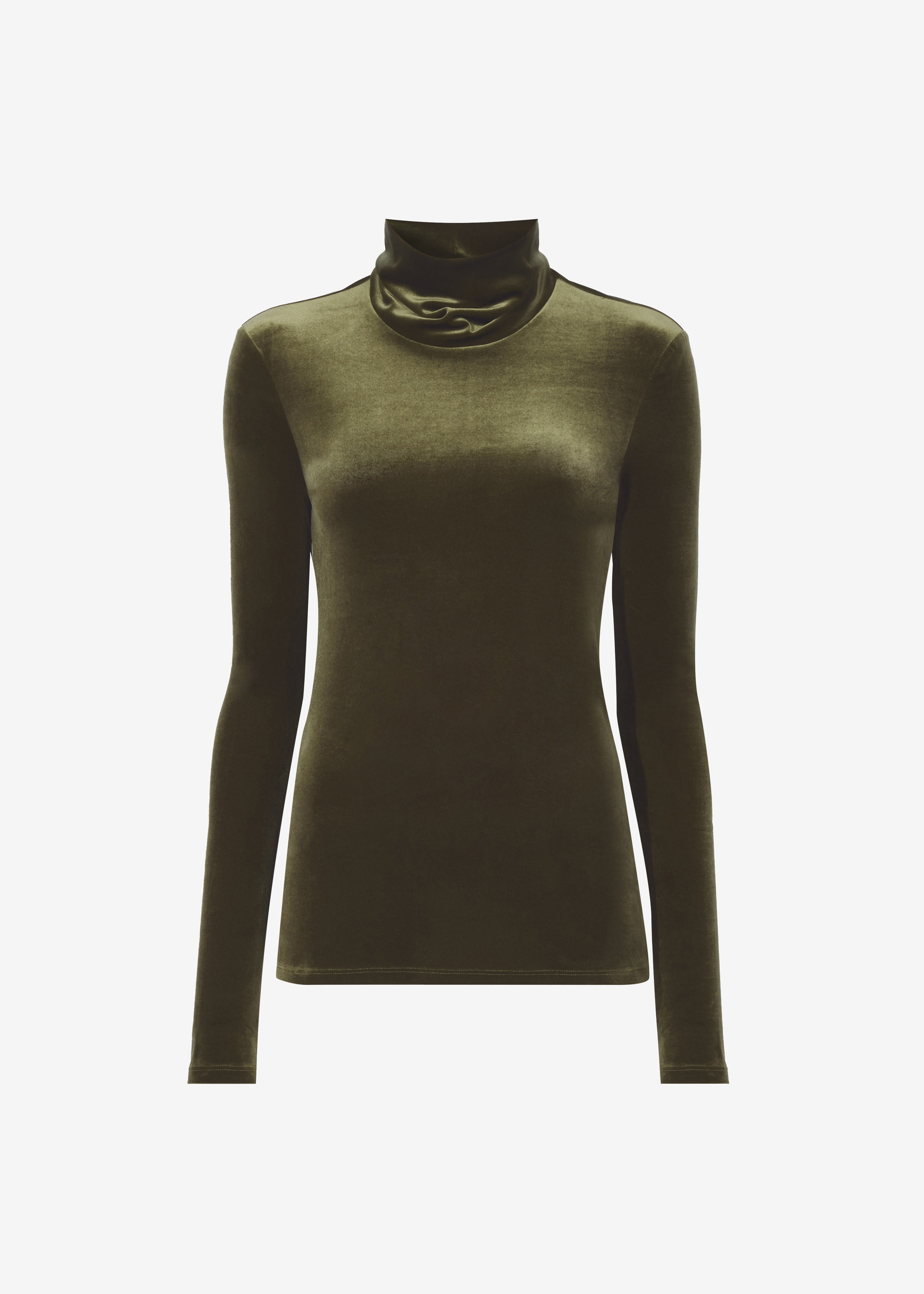 Velvet turtleneck sale