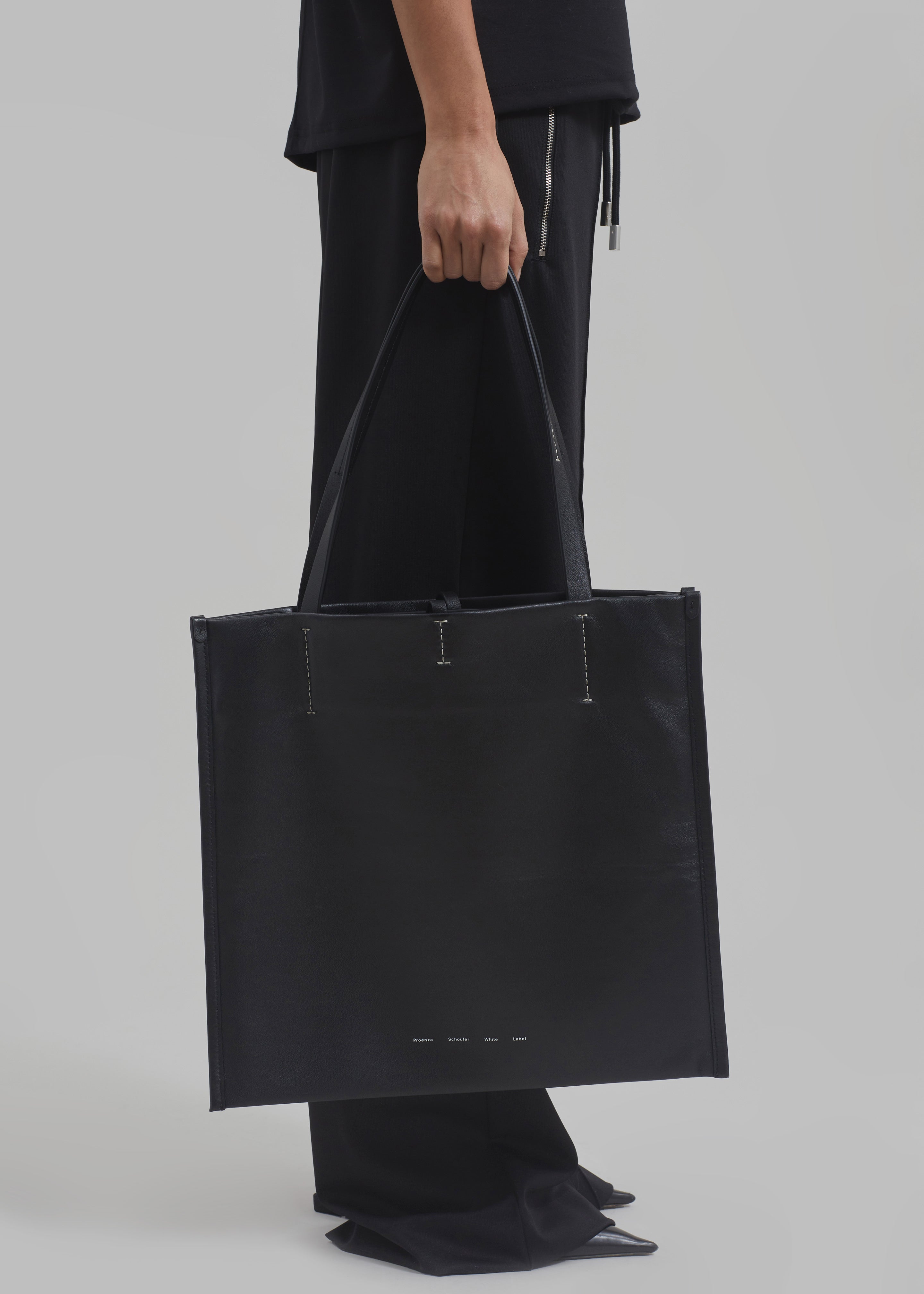 Proenza Schouler White Label Twin Nappa Tote - Black – The Frankie 