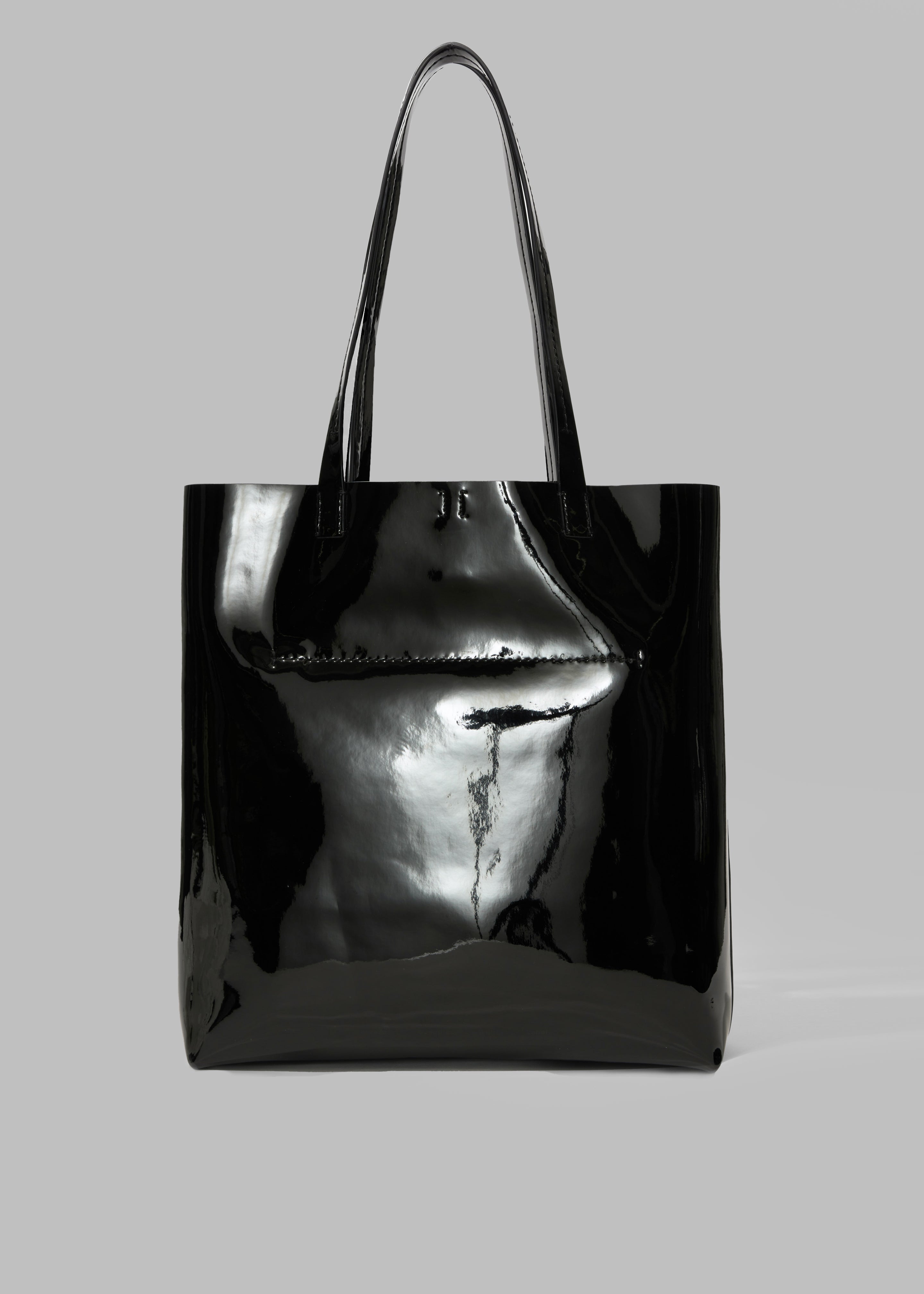 Proenza Schouler White Label Walker Patent Tote Bag - Black – The 