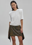 Puppets and Puppets Asymmetrical Mini Skirt - Black