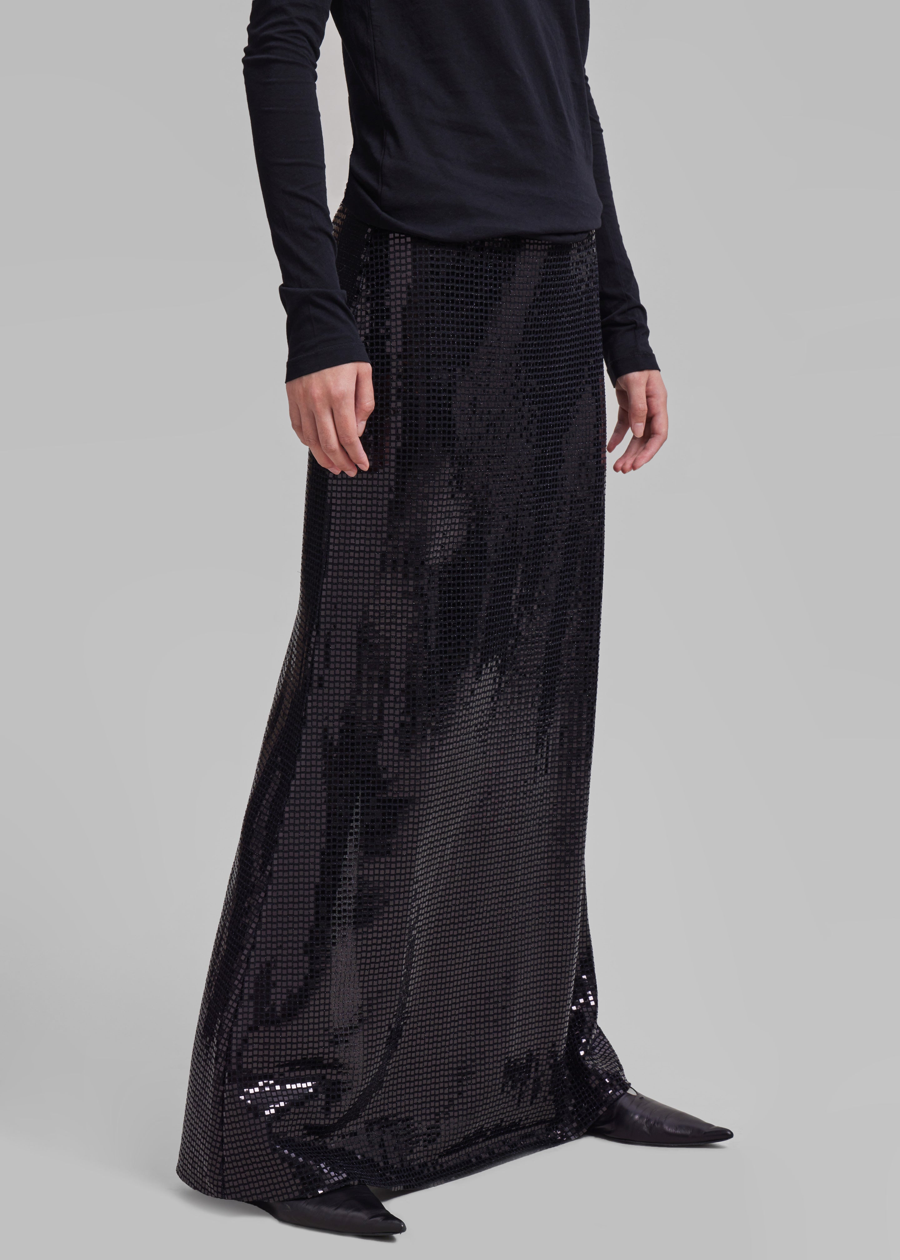 Puppets And Puppets Jane Full Length Skirt - Black - 2