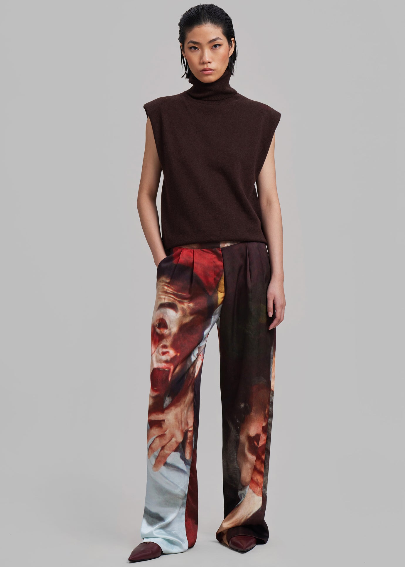 Puppets And Puppets Rose Double Pleated Pants - Traversi