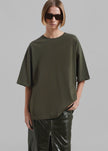 Quinn Cotton T-Shirt - Olive