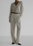 Quinnie Trousers - Cream