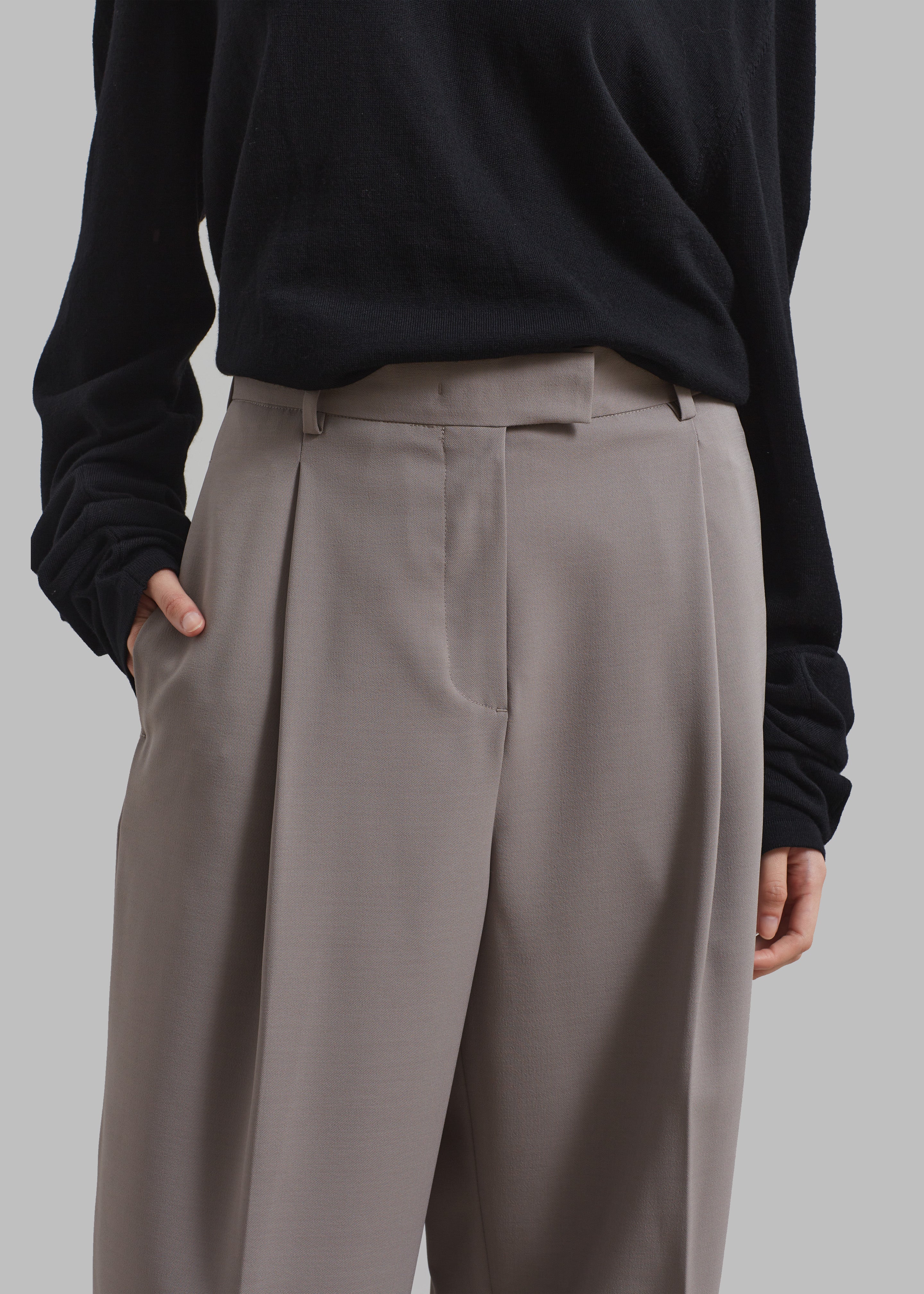 Quinnie Trousers - Grey - 7