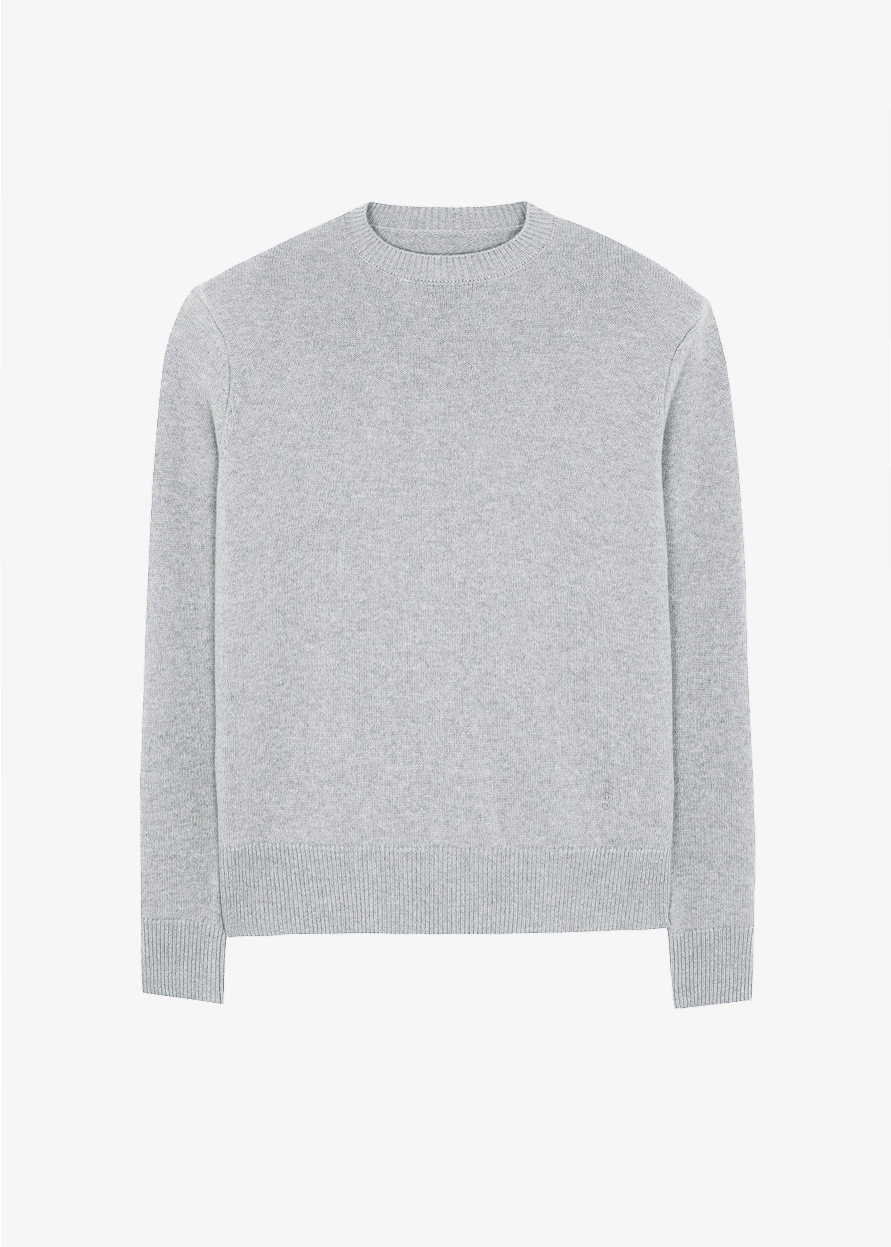 Quinton Crew Neck Sweater - Light Grey - 15