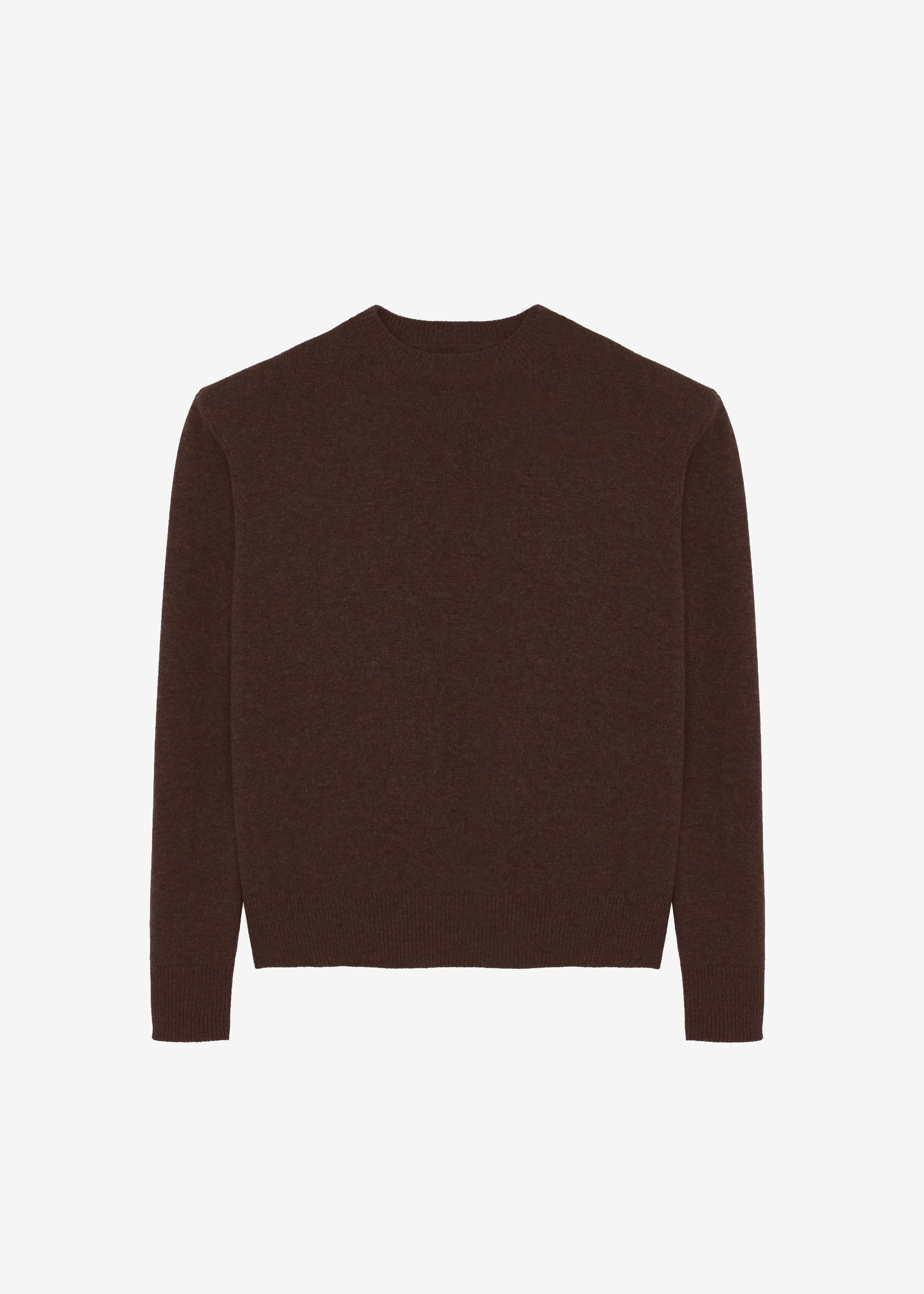 Rafaela Padded Knit Sweater - Brown - 6