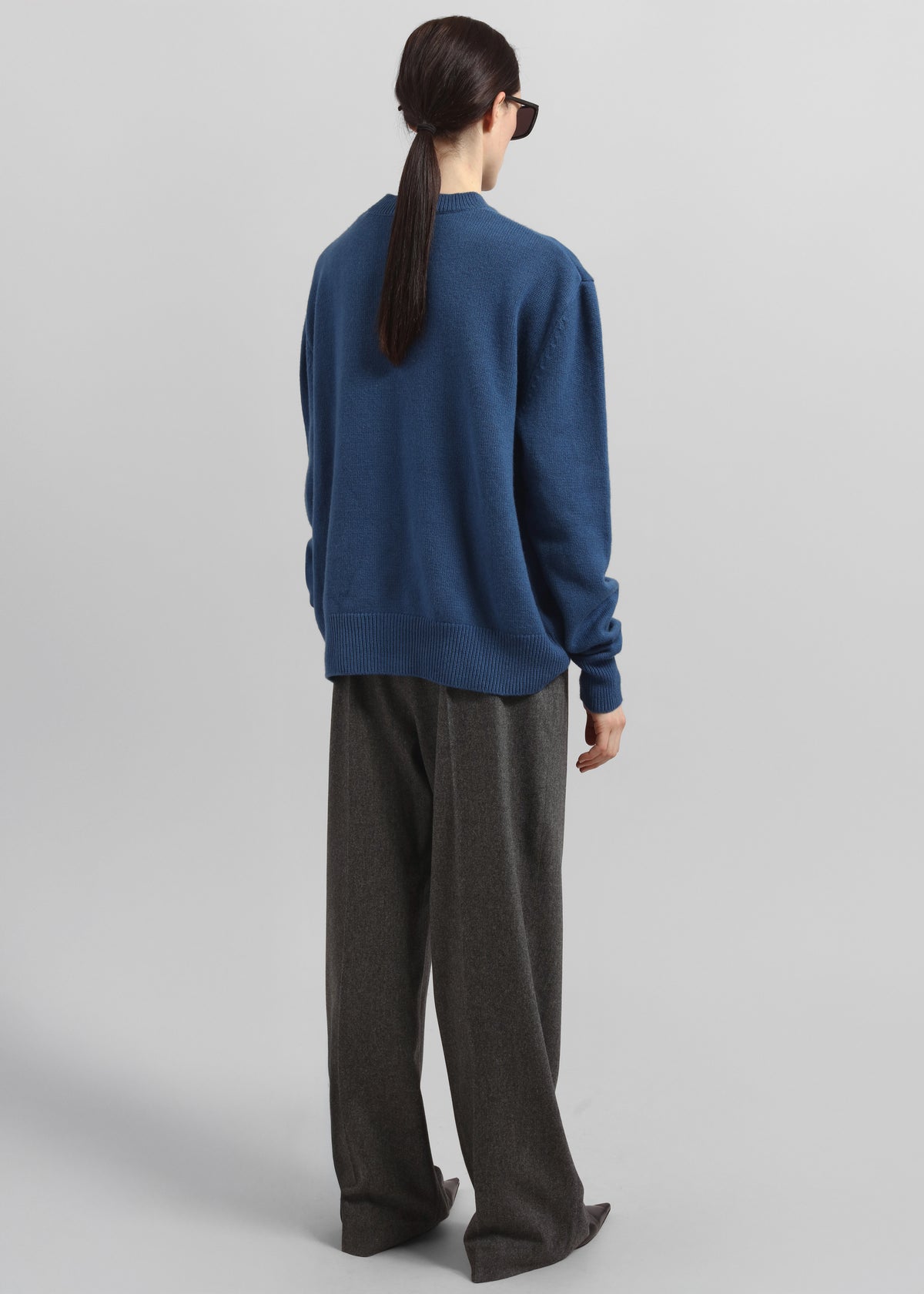 Rafaela Padded Knit Sweater - Cobalt - 6
