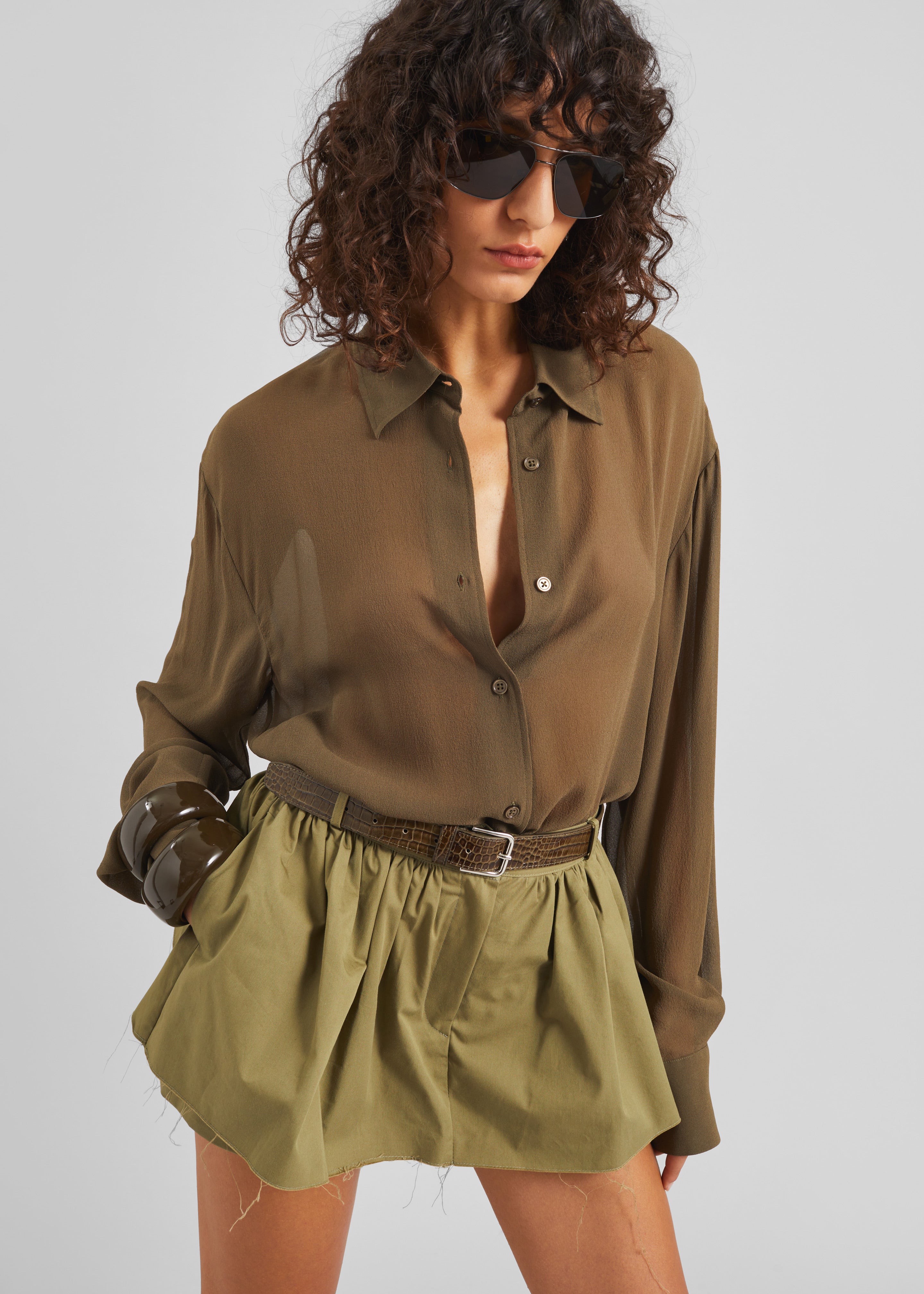 Raheny Mini Skort - Olive - 6