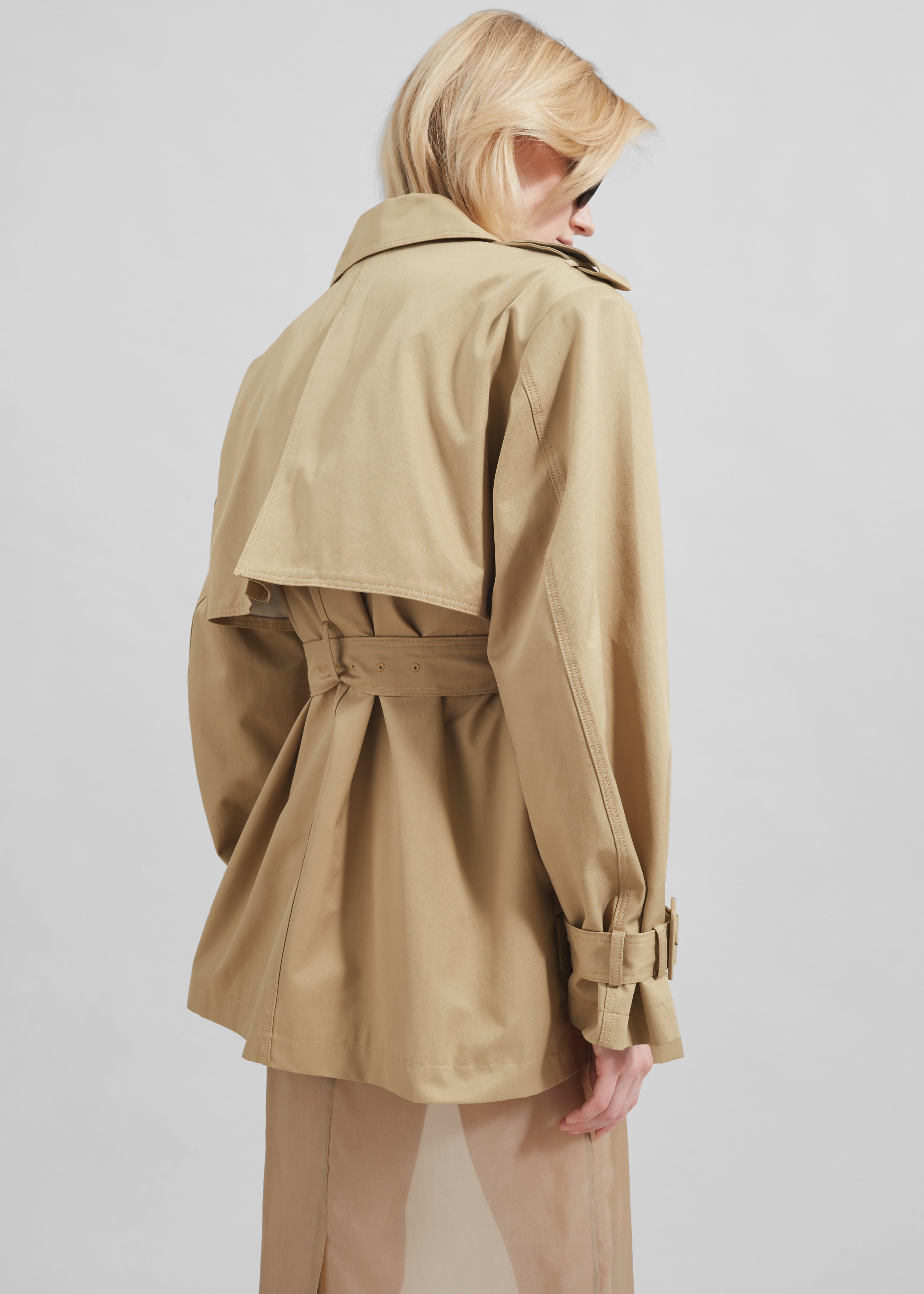 Raleigh Trench Coat - Beige - 14