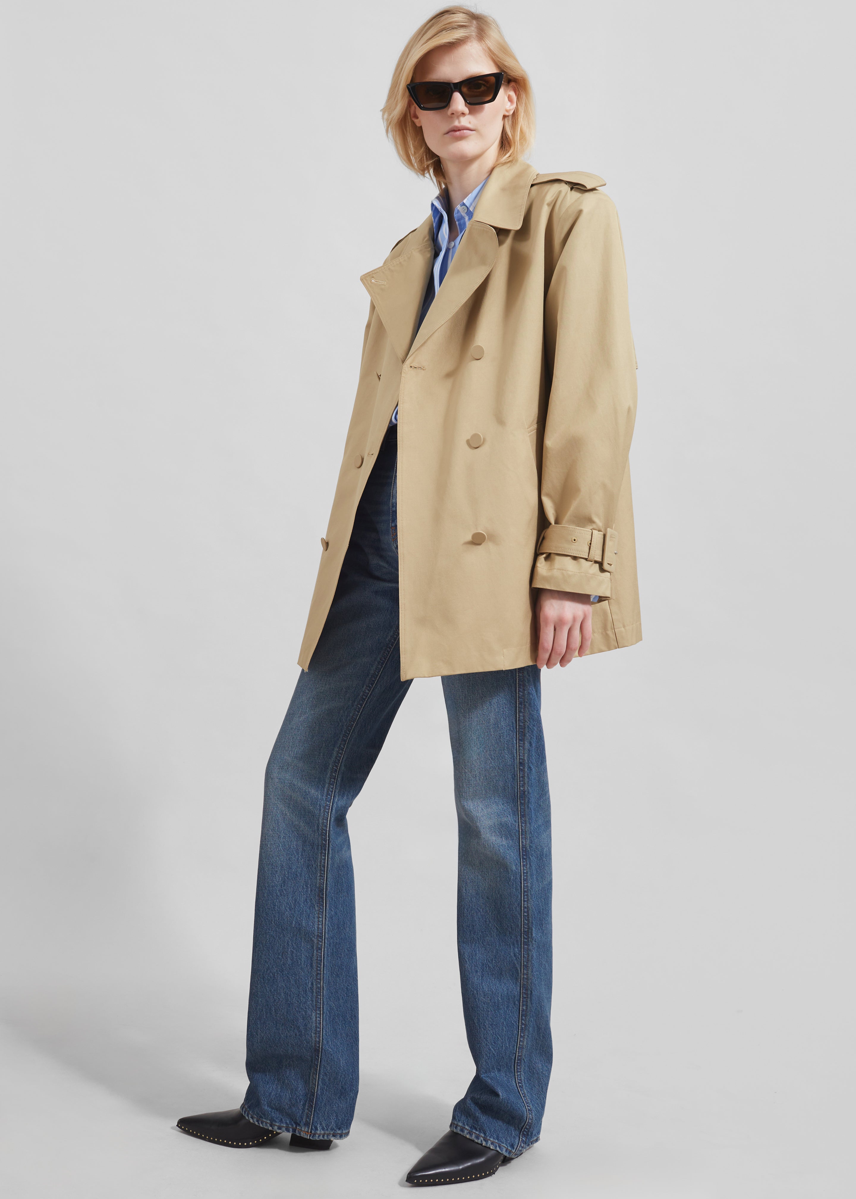 Raleigh Trench Coat - Beige - 4