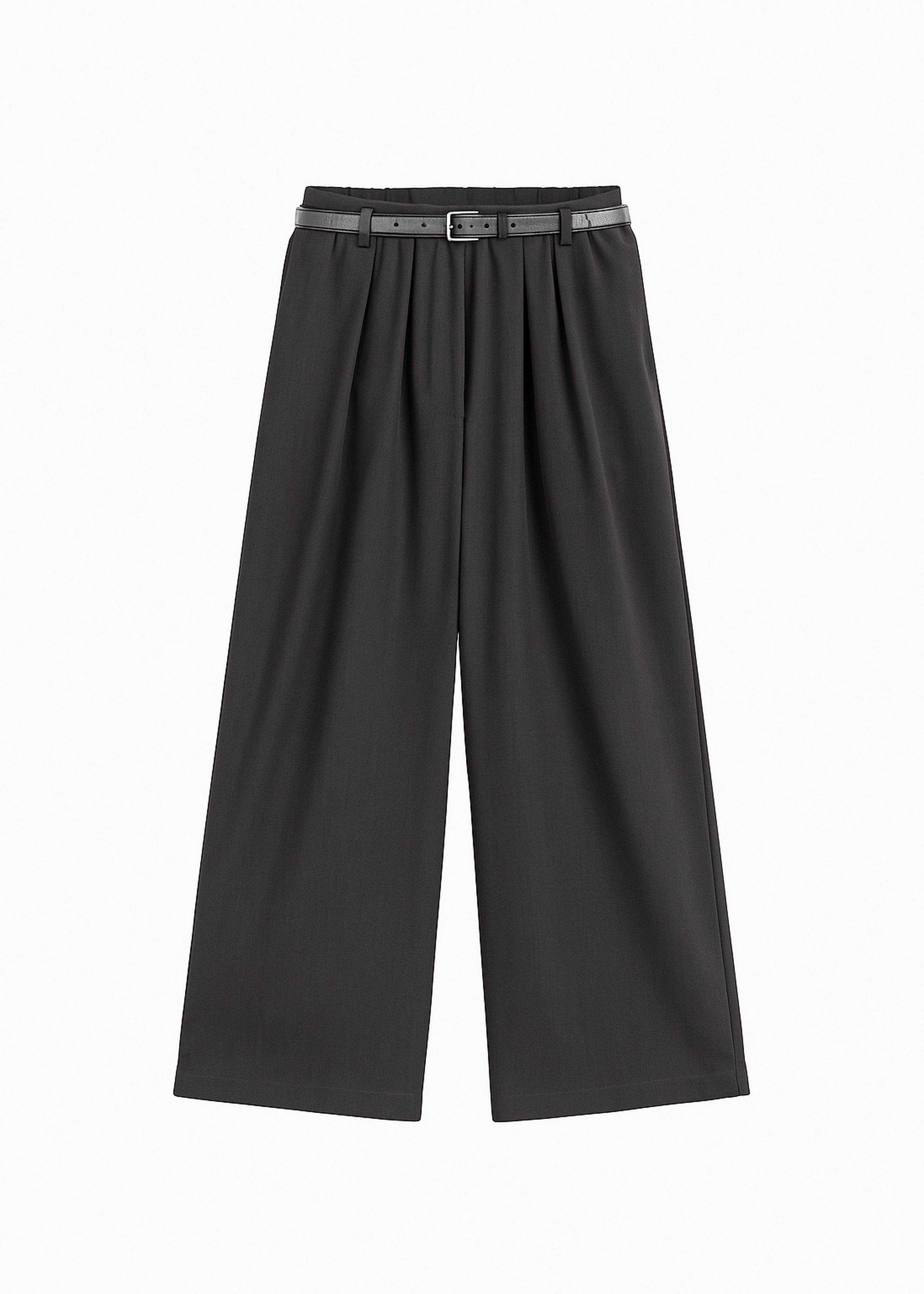 Ramsen Pleated Wide Trousers - Charcoal – The Frankie Shop