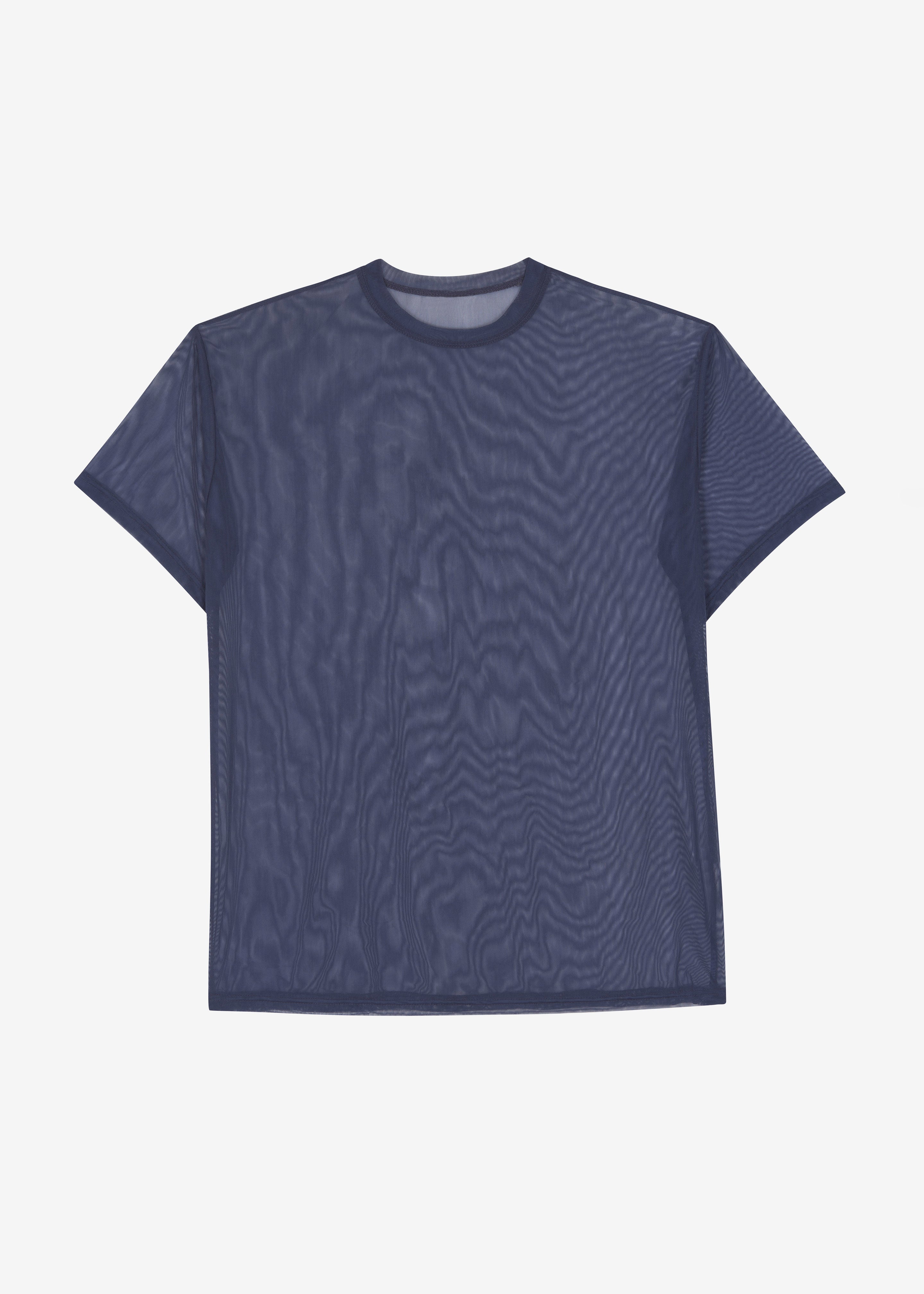 Ramy Mesh Tee - Navy - 11