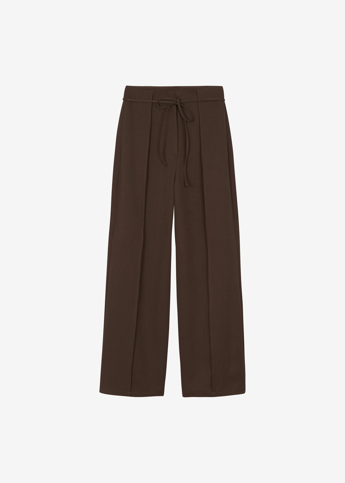 Ravell Pleated Trousers - Brown - 8