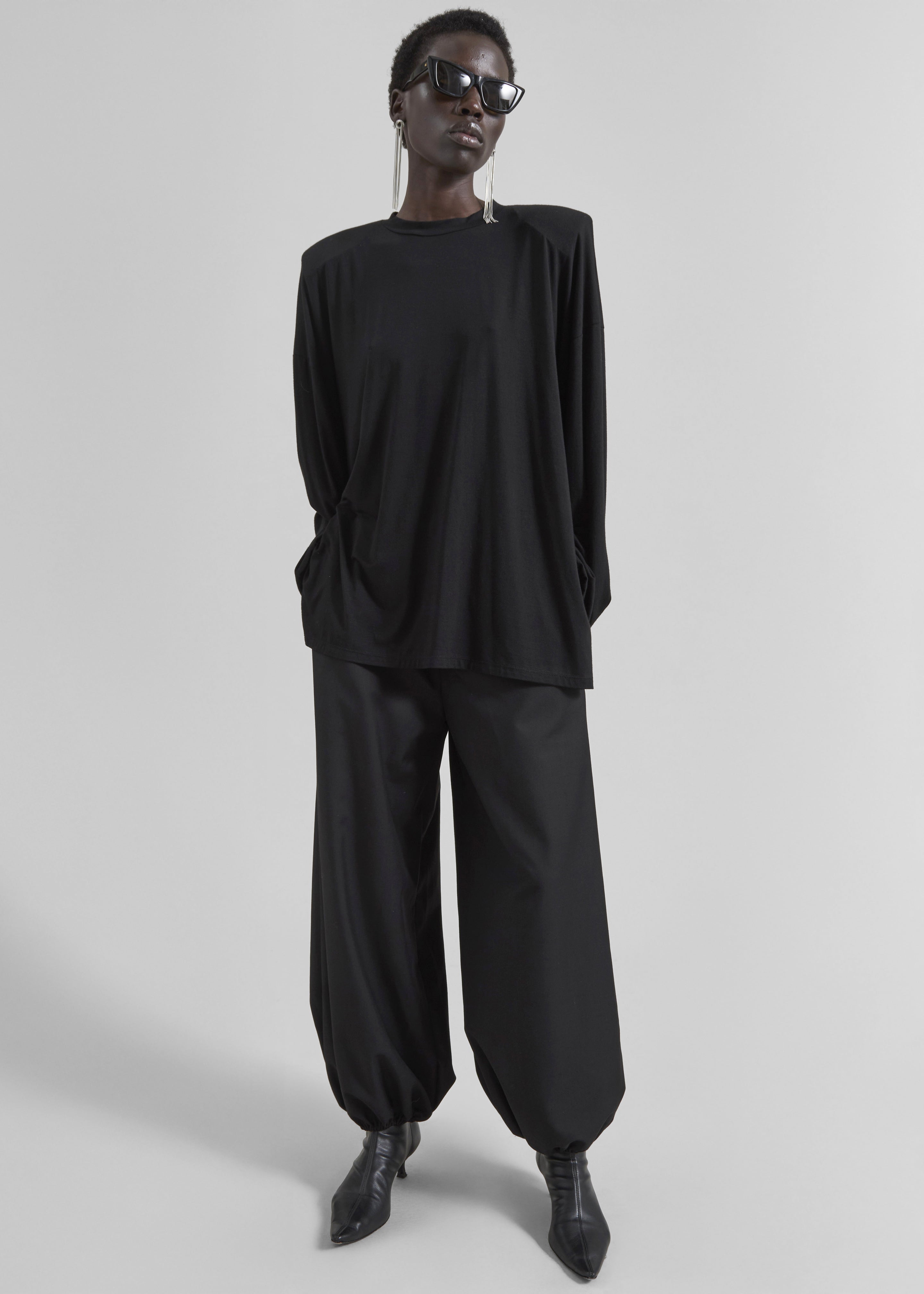 Ravvi Soft Padded Top - Black - 2