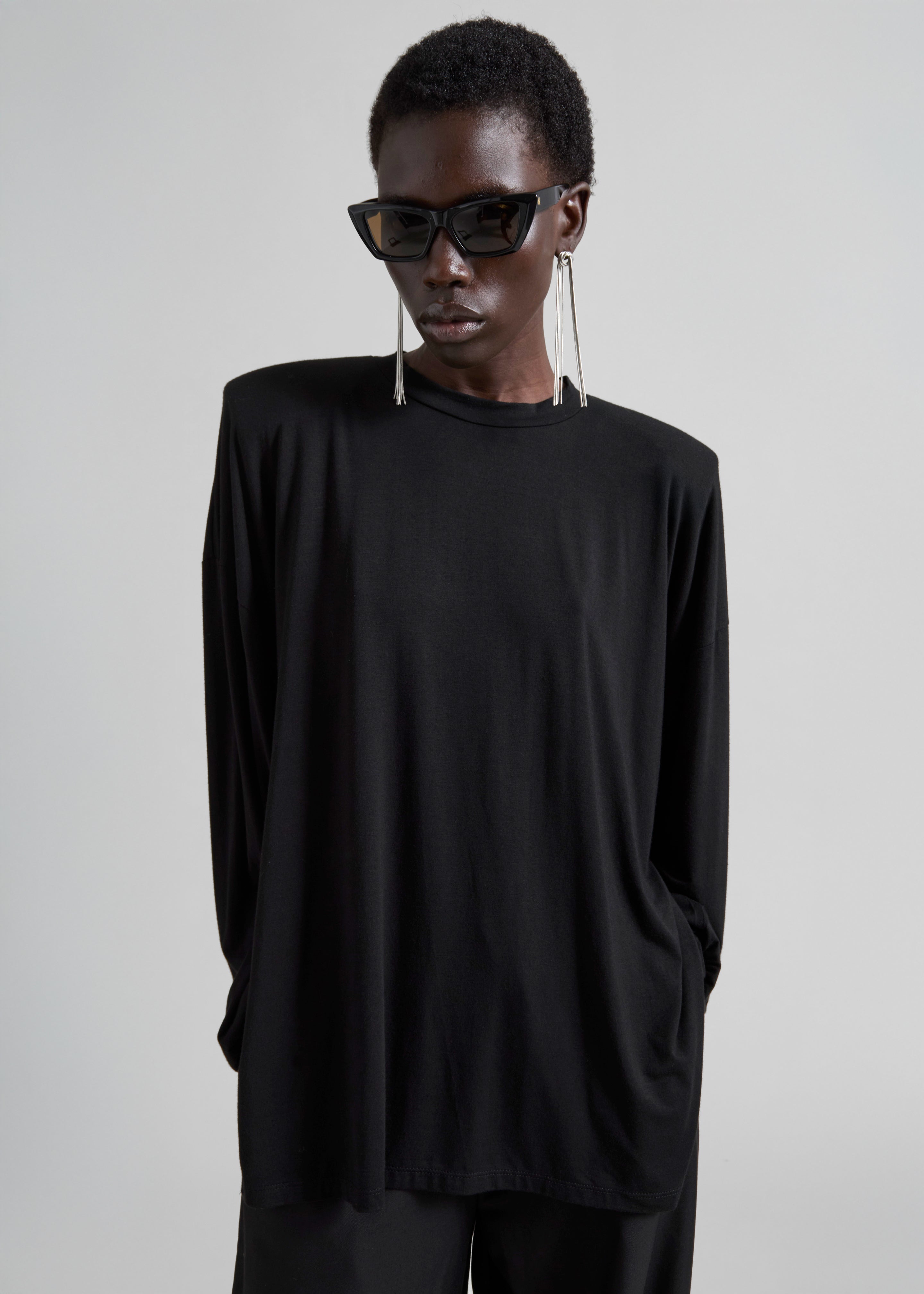 Ravvi Soft Padded Top - Black – The Frankie Shop