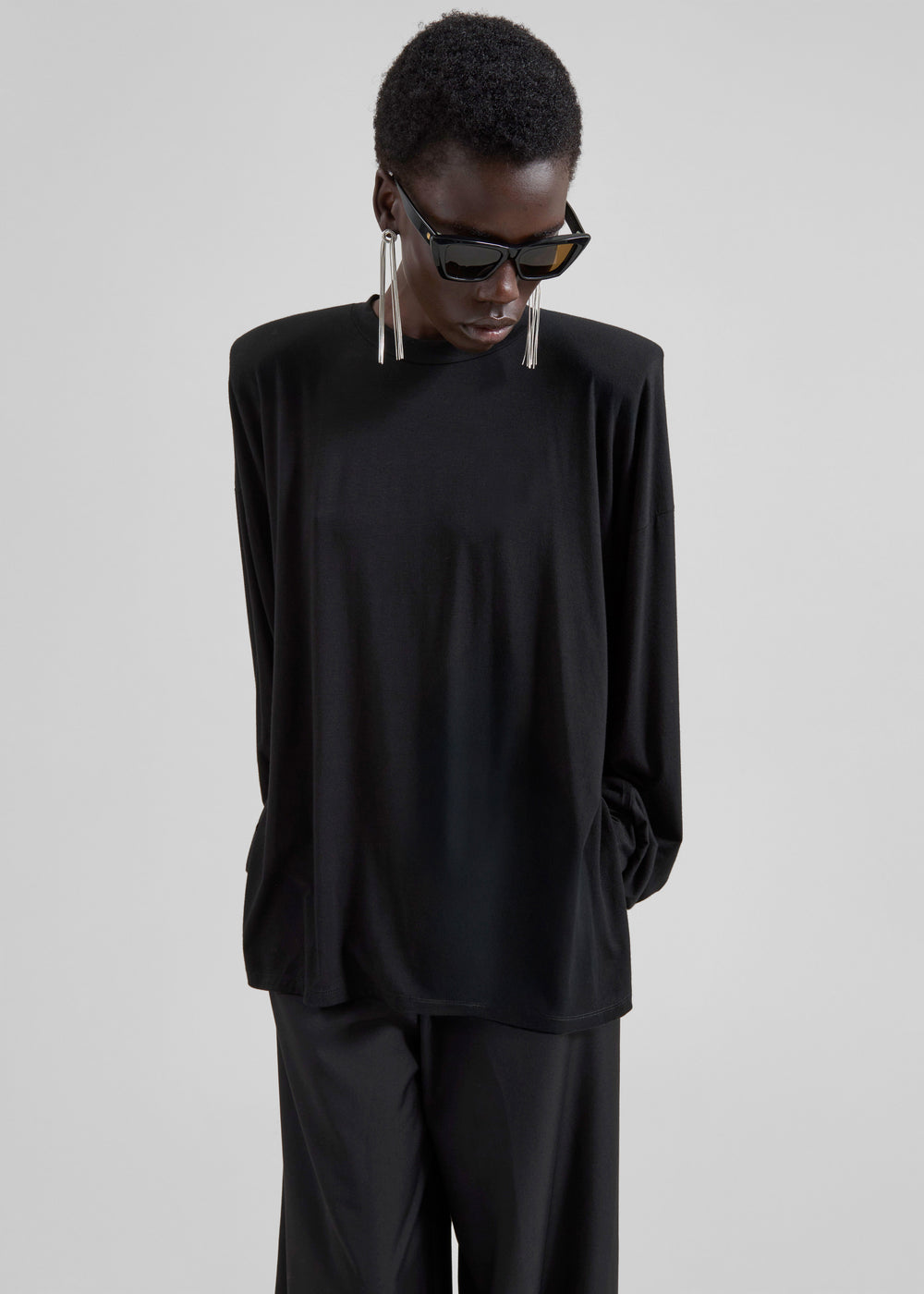 Ravvi Soft Padded Top - Black